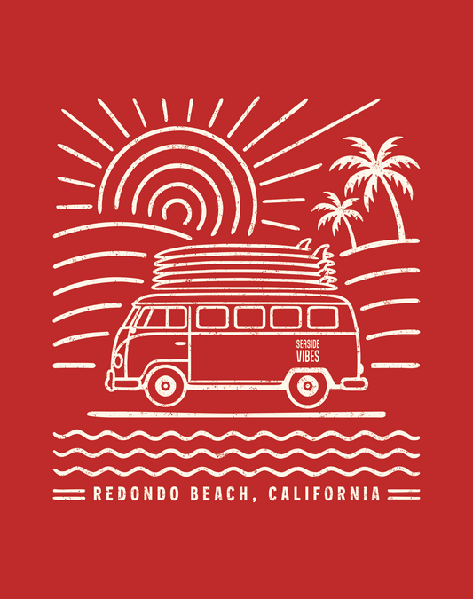Youth: Redondo Beach Endless Summer Tee | Red