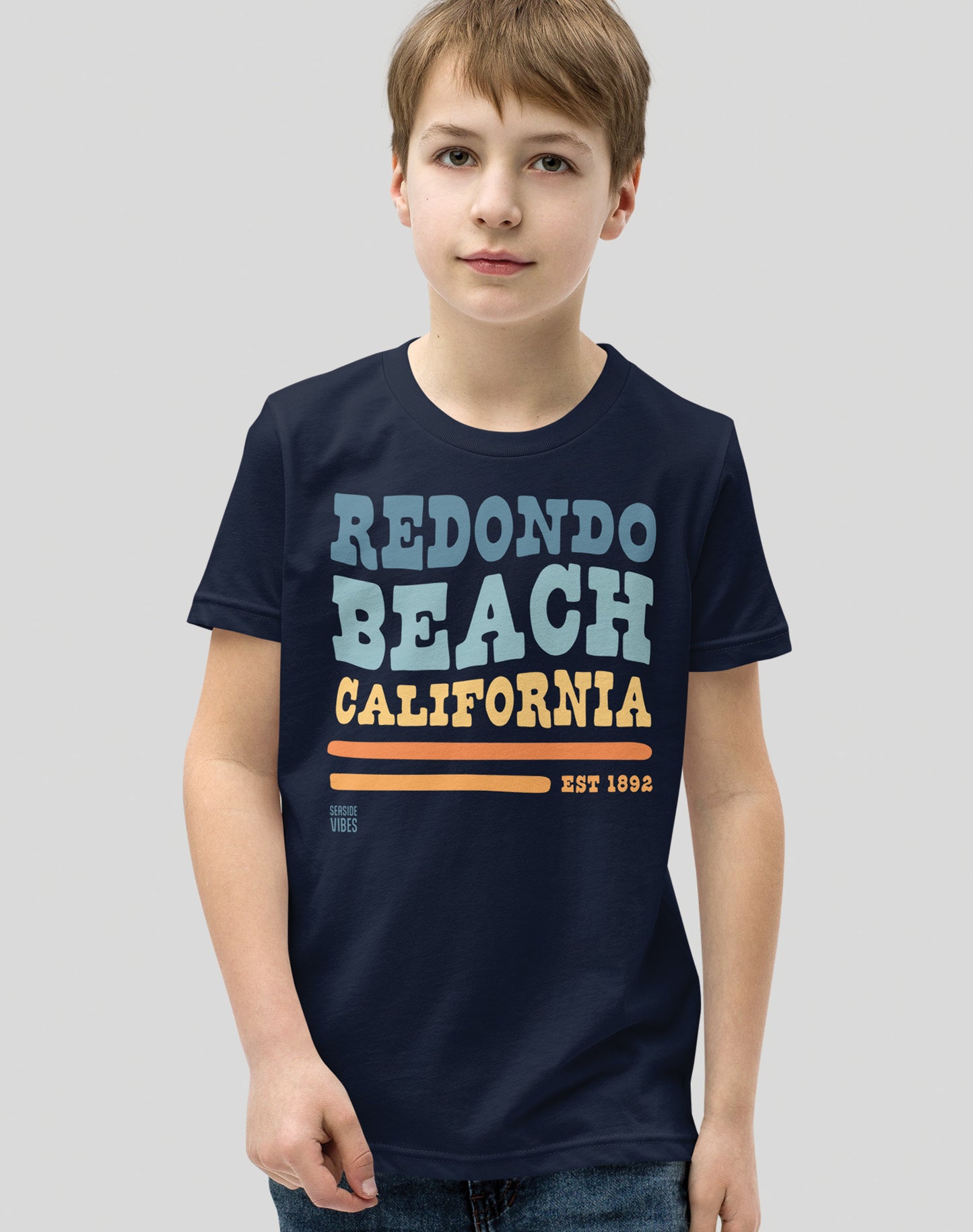 Youth: Redondo Beach Vibes Tee | Navy