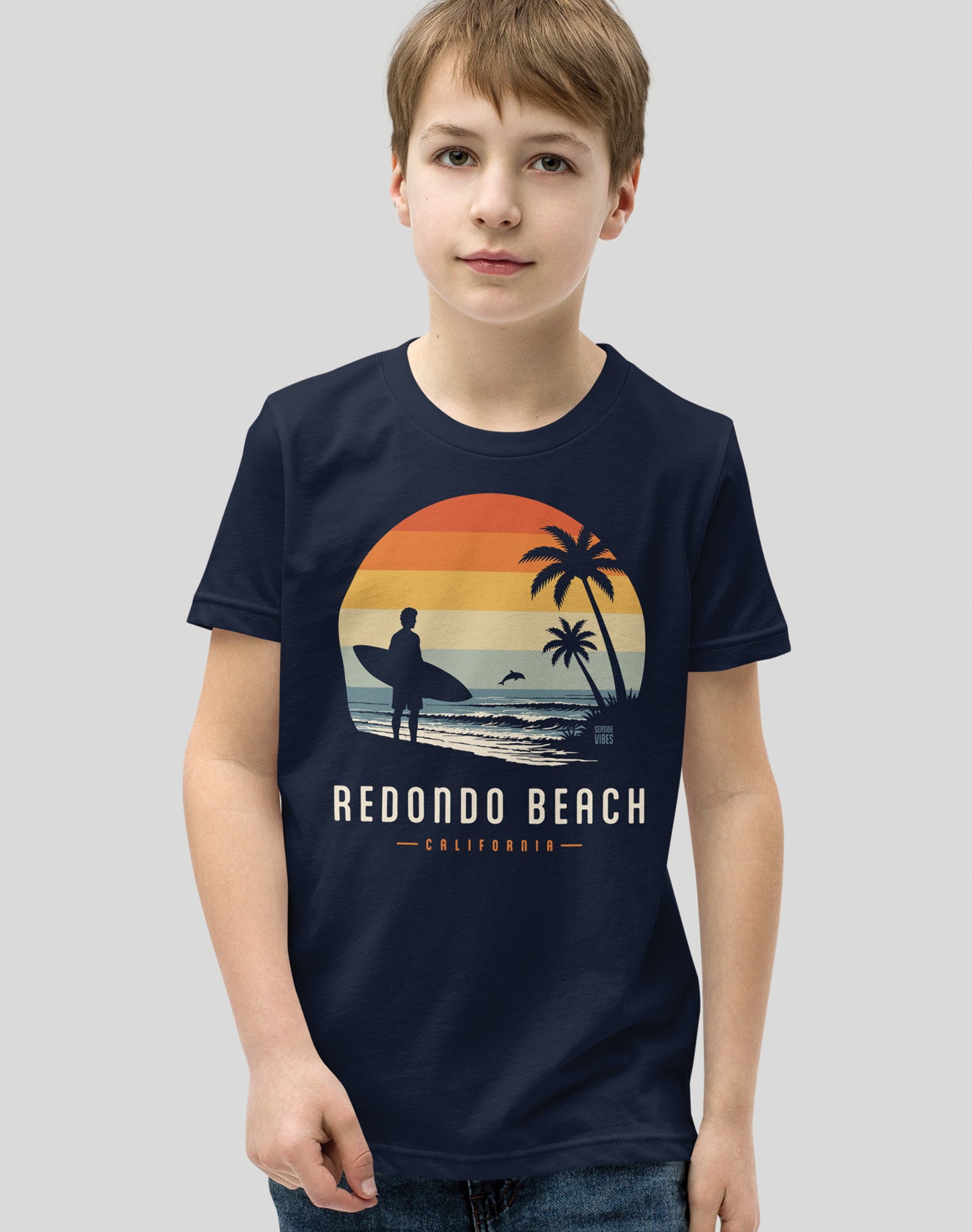 Youth: Redondo Beach Away From Keyboard Tee | Navy