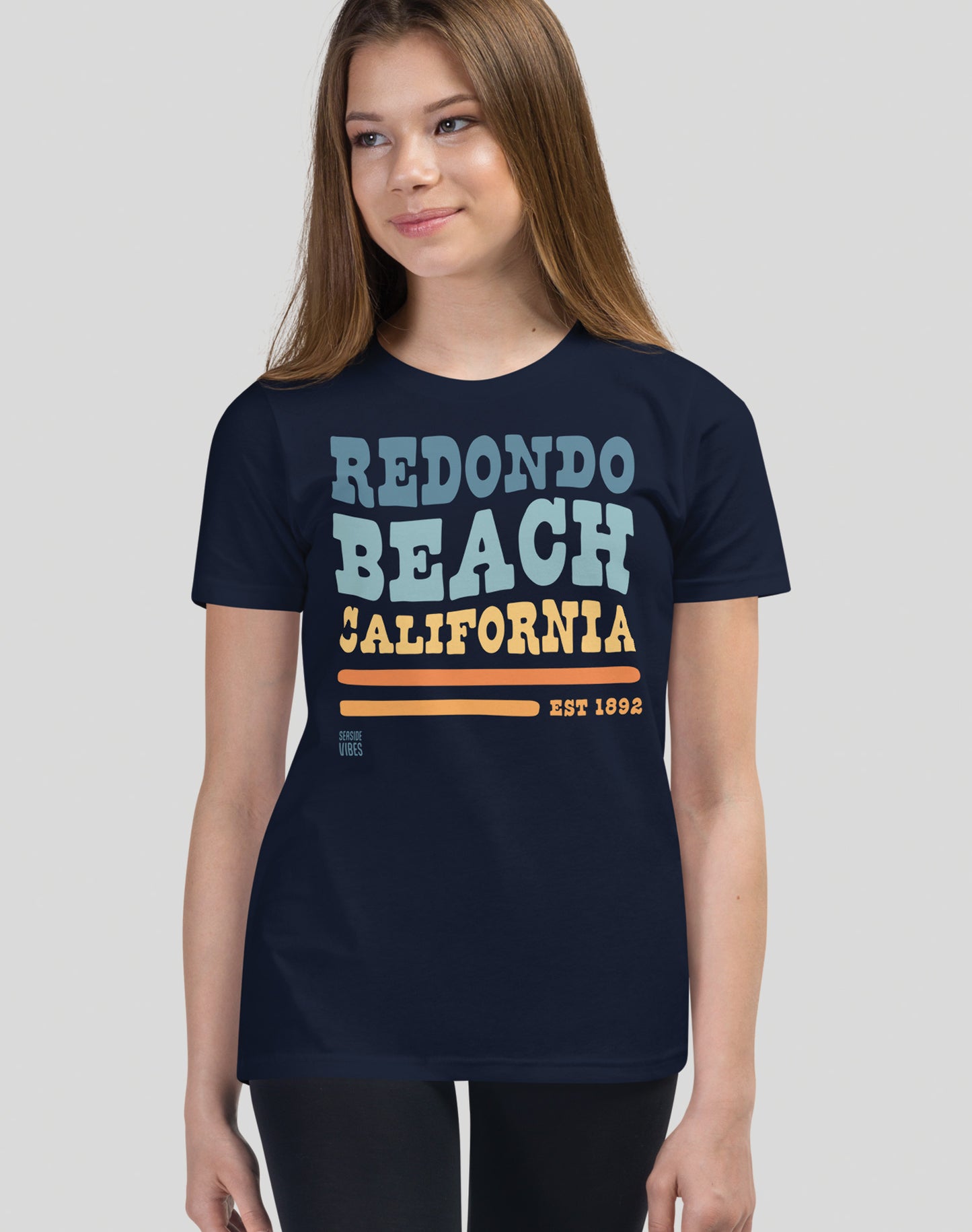 Youth: Redondo Beach Vibes Tee | Navy