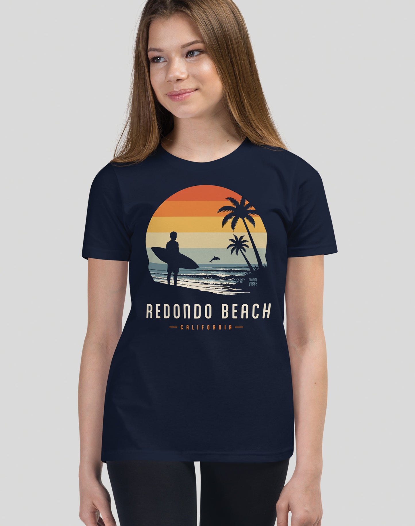 Youth: Redondo Beach Away From Keyboard Tee | Navy