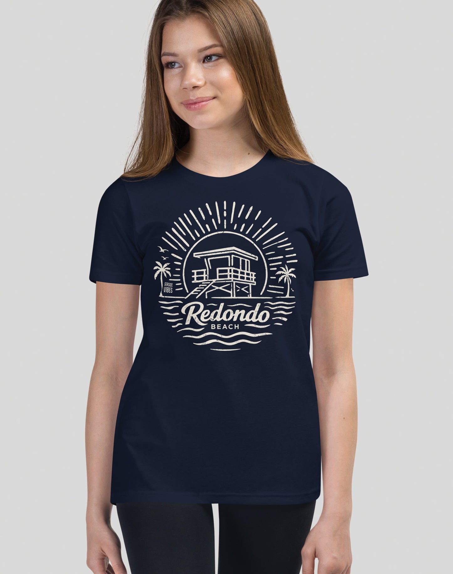 Youth: Redondo Beach Sunrise Session Tee | Navy