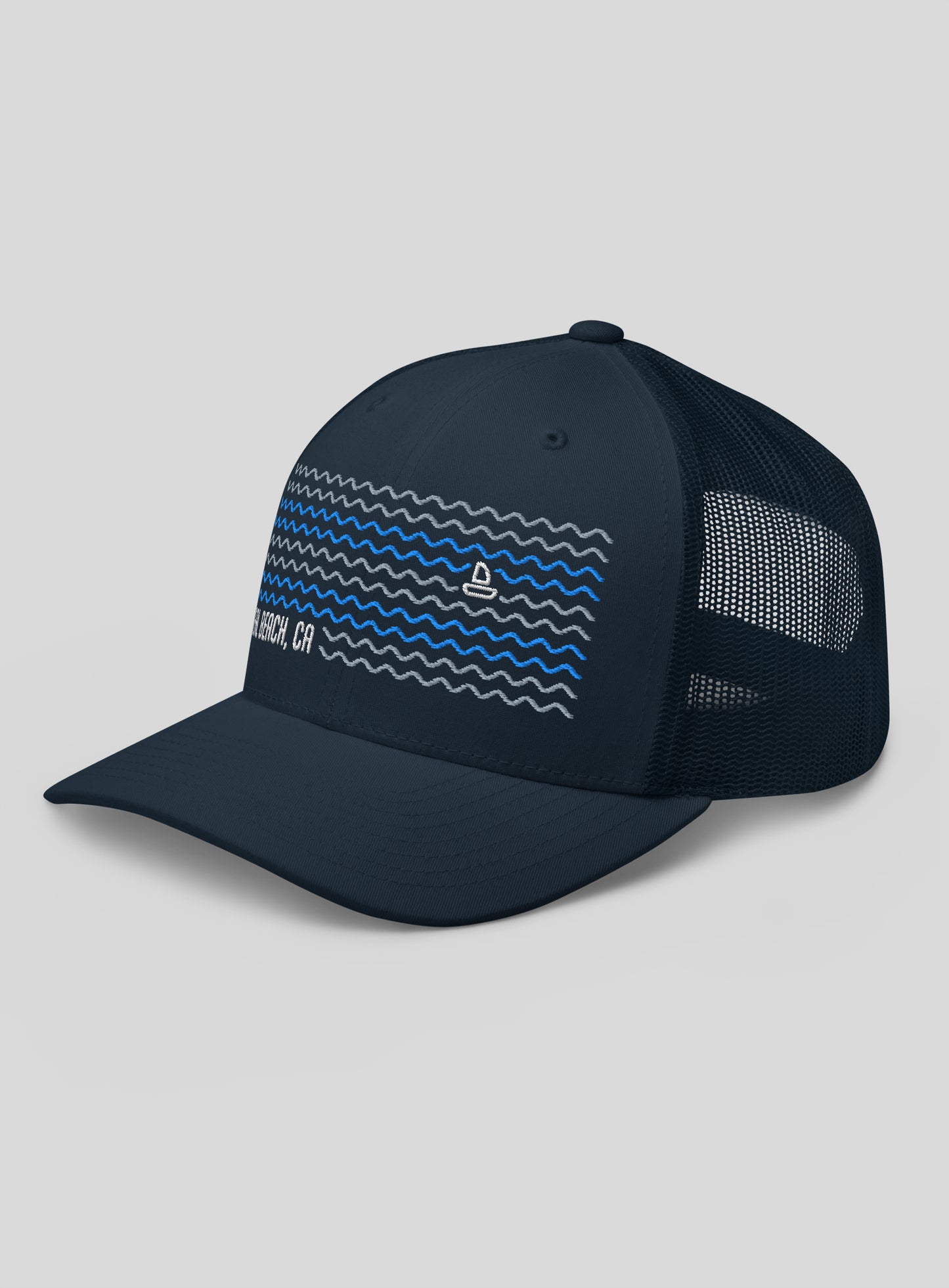Seal Beach Dreamin' Trucker Hat - Navy/Navy