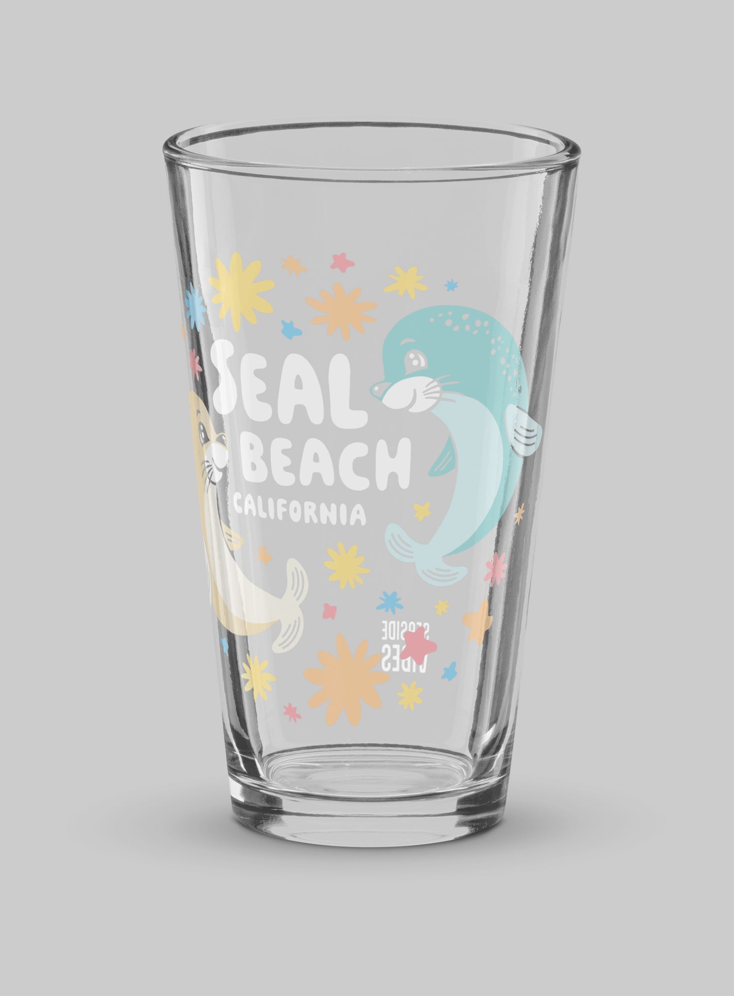 Collectible Seal Beach Bliss Pint Glass - 16 oz