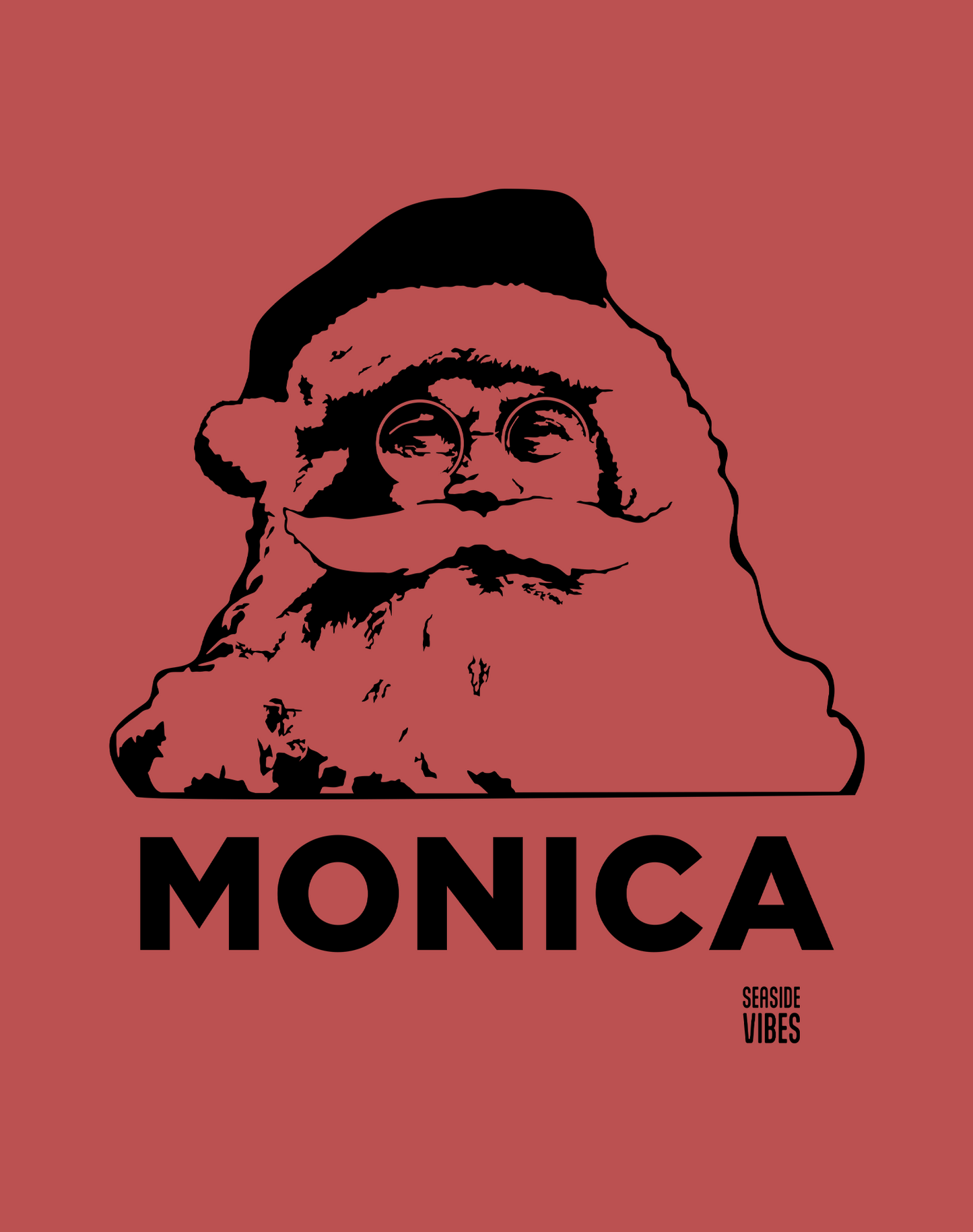 Unisex: Jolly Santa Monica Tee - 100% Cotton | Crimson