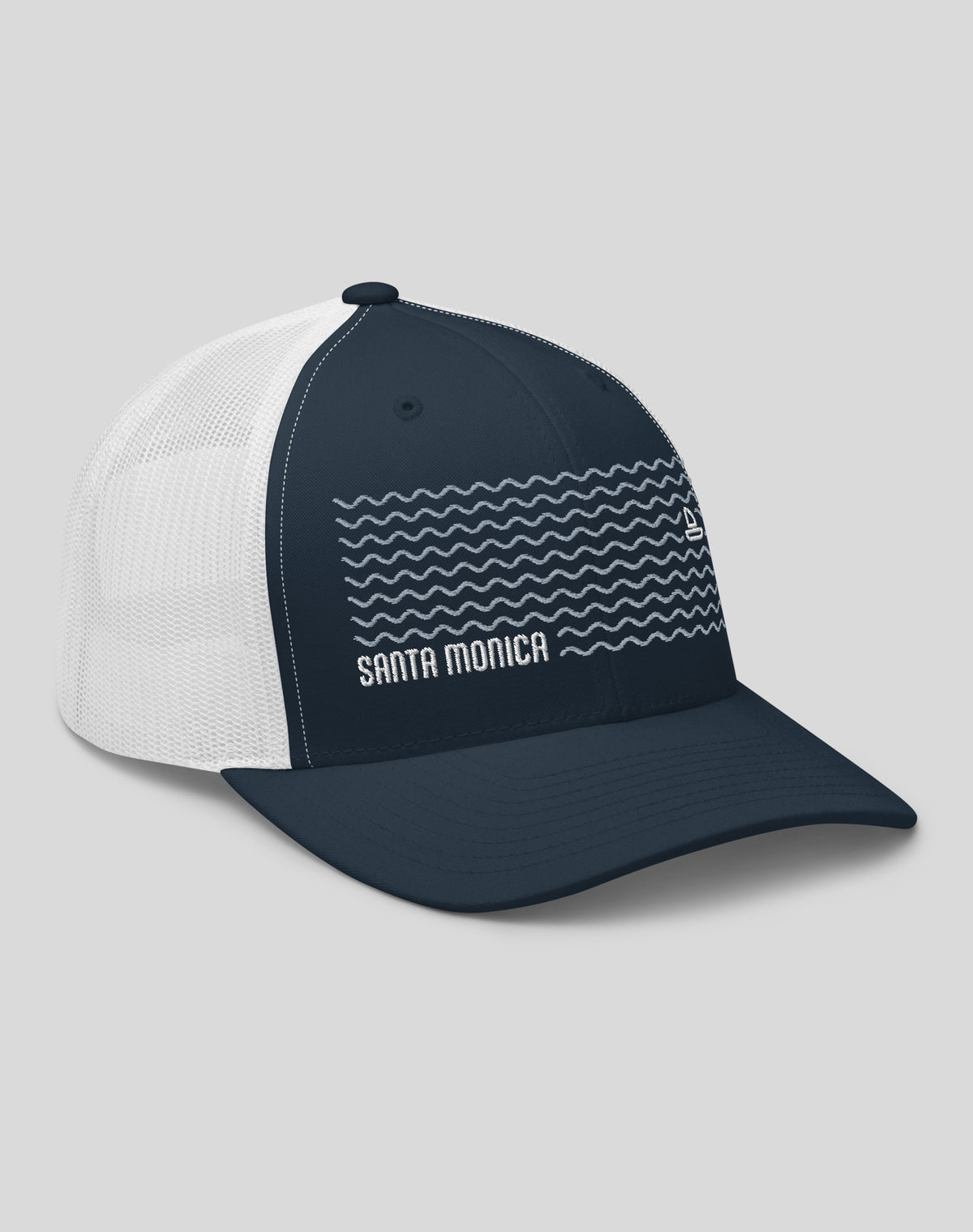 Santa Monica Dreamin' Trucker Hat - Navy/White