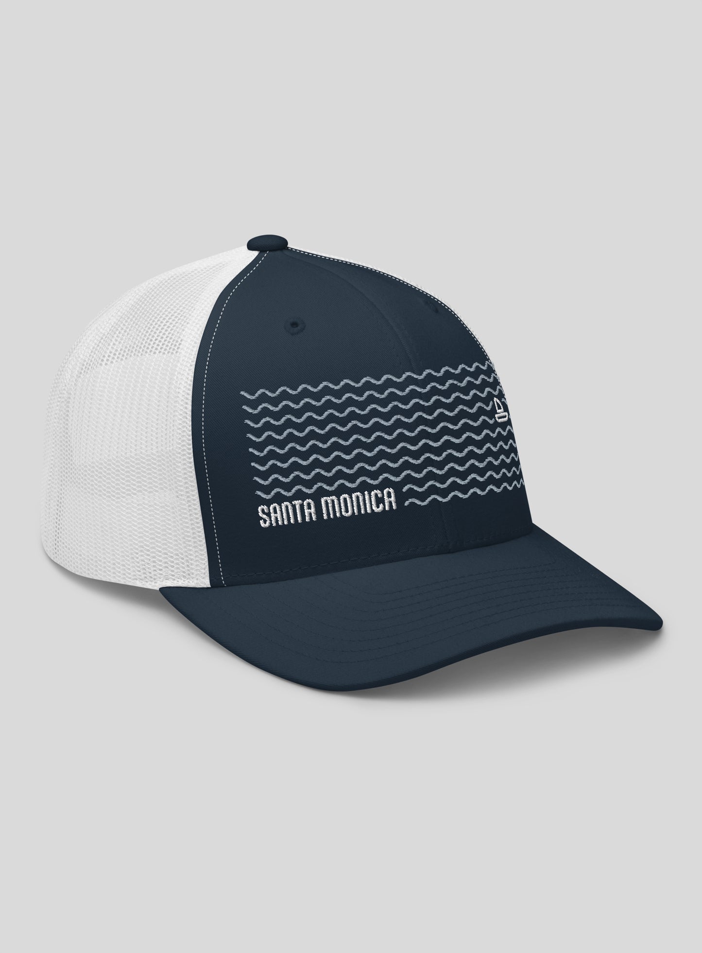 Santa Monica Dreamin' Trucker Hat - Navy/White