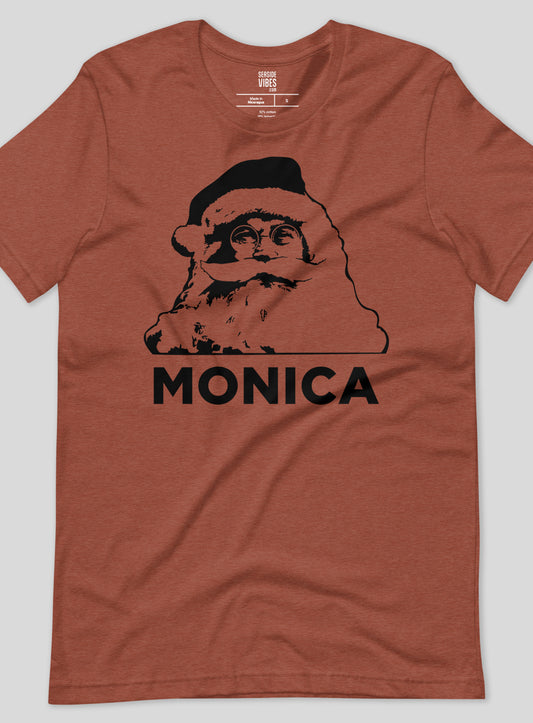 Unisex: Jolly Santa Monica Tee - Heather Clay