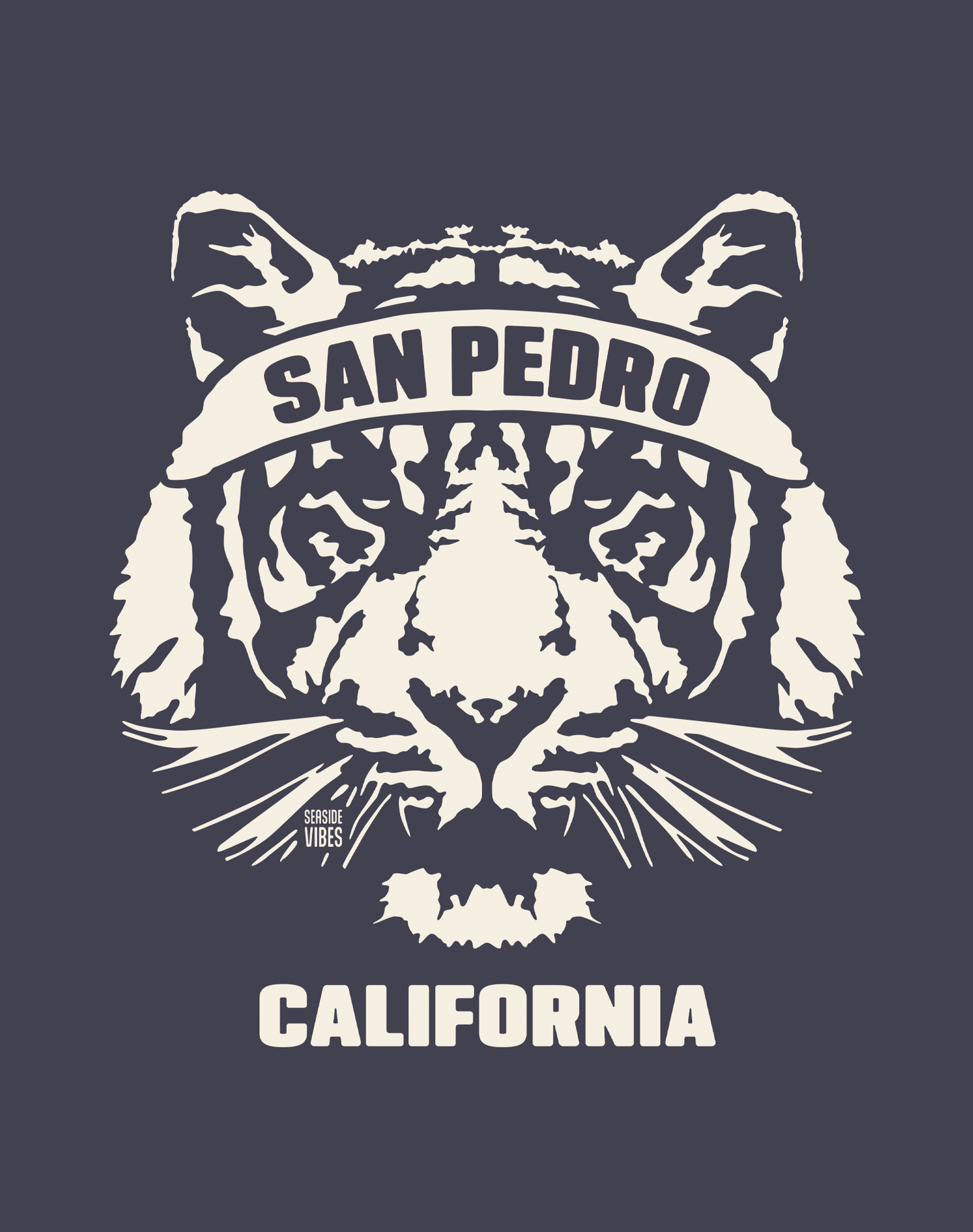 Unisex: San Pedro Ambush Tee - 100% Cotton | Navy