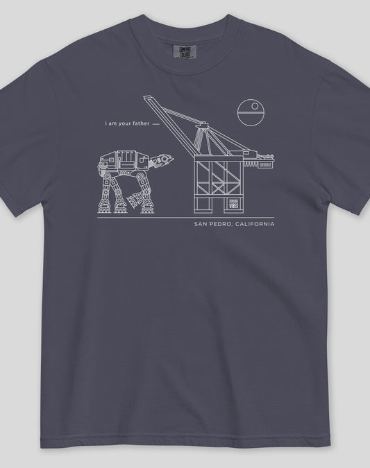 Unisex: San Pedro I Am Your Father Tee - 100% Cotton | Navy