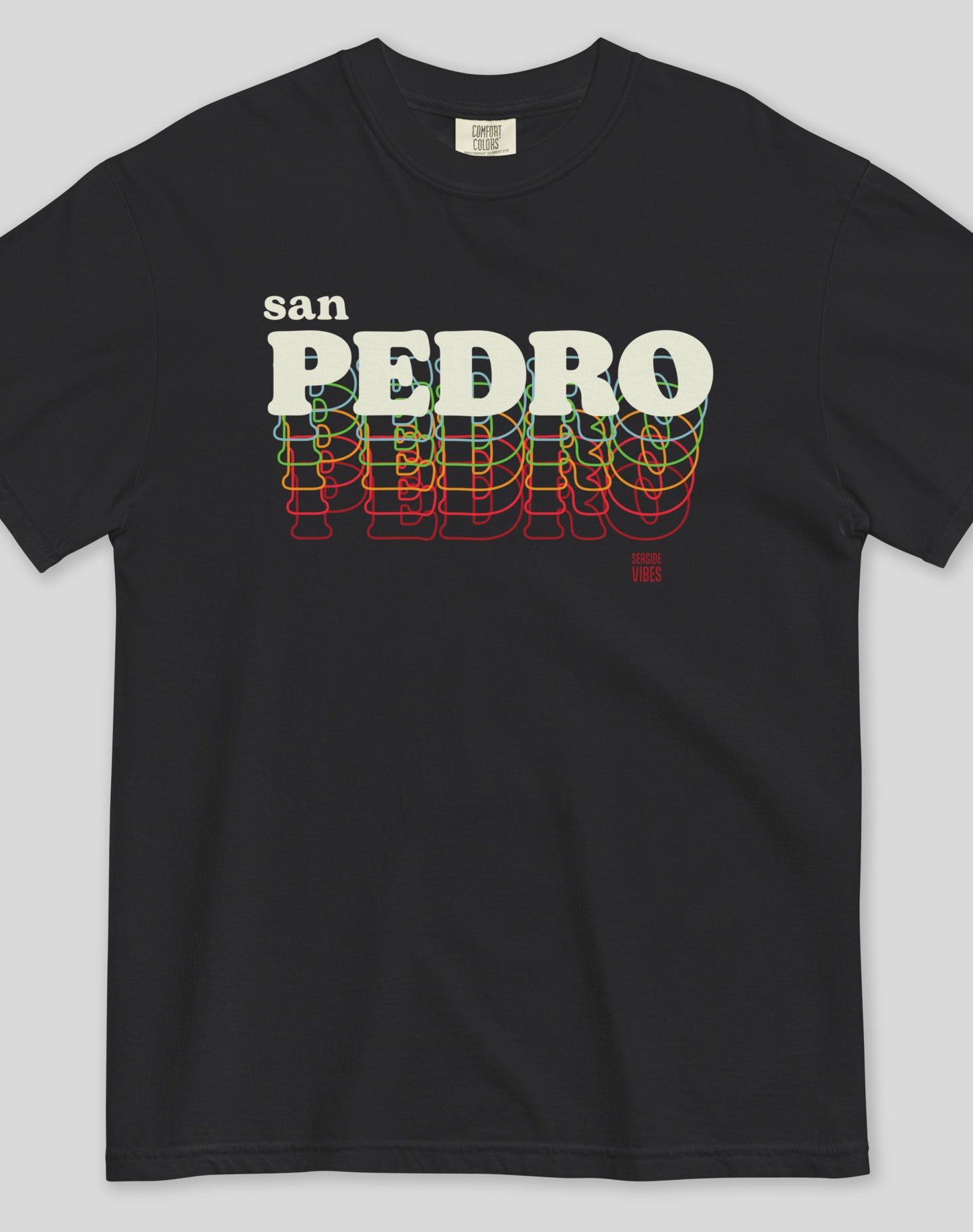 Unisex: San Pedro Remix Tee - 100% Cotton | Black