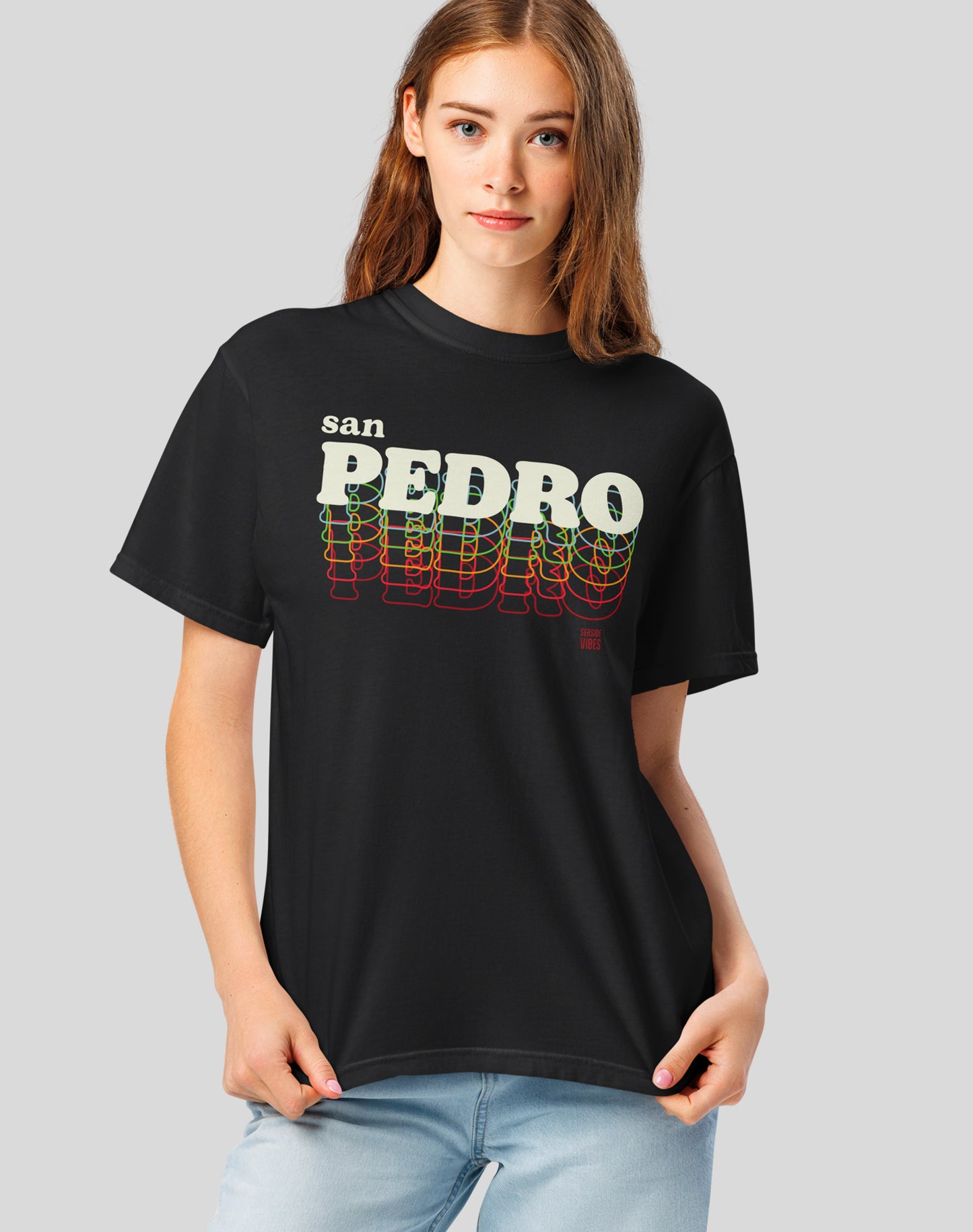 Unisex: San Pedro Remix Tee - 100% Cotton | Black
