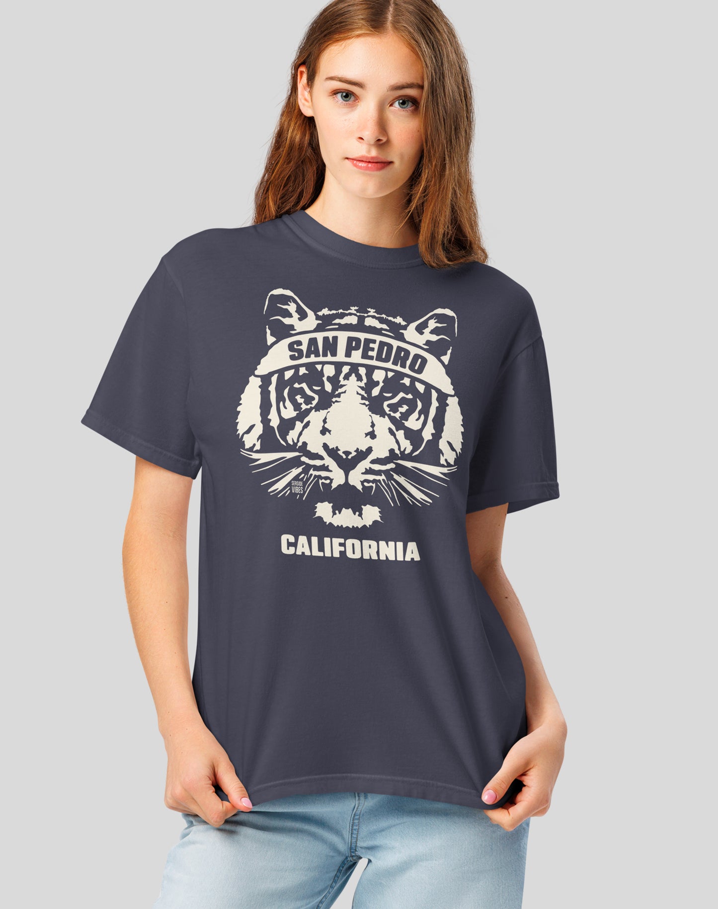Unisex: San Pedro Ambush Tee - 100% Cotton | Navy