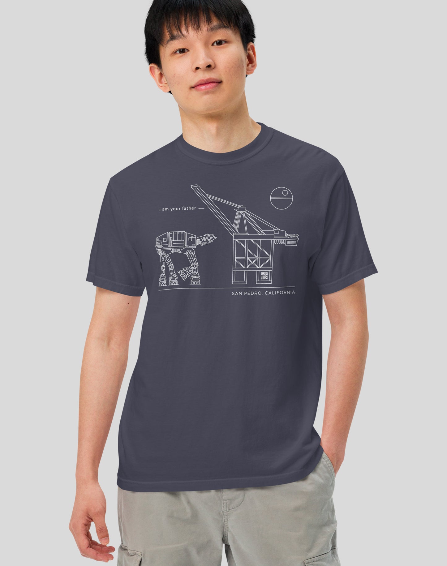San Pedro I Am Your Father Tee - Premium 100% Cotton | Navy