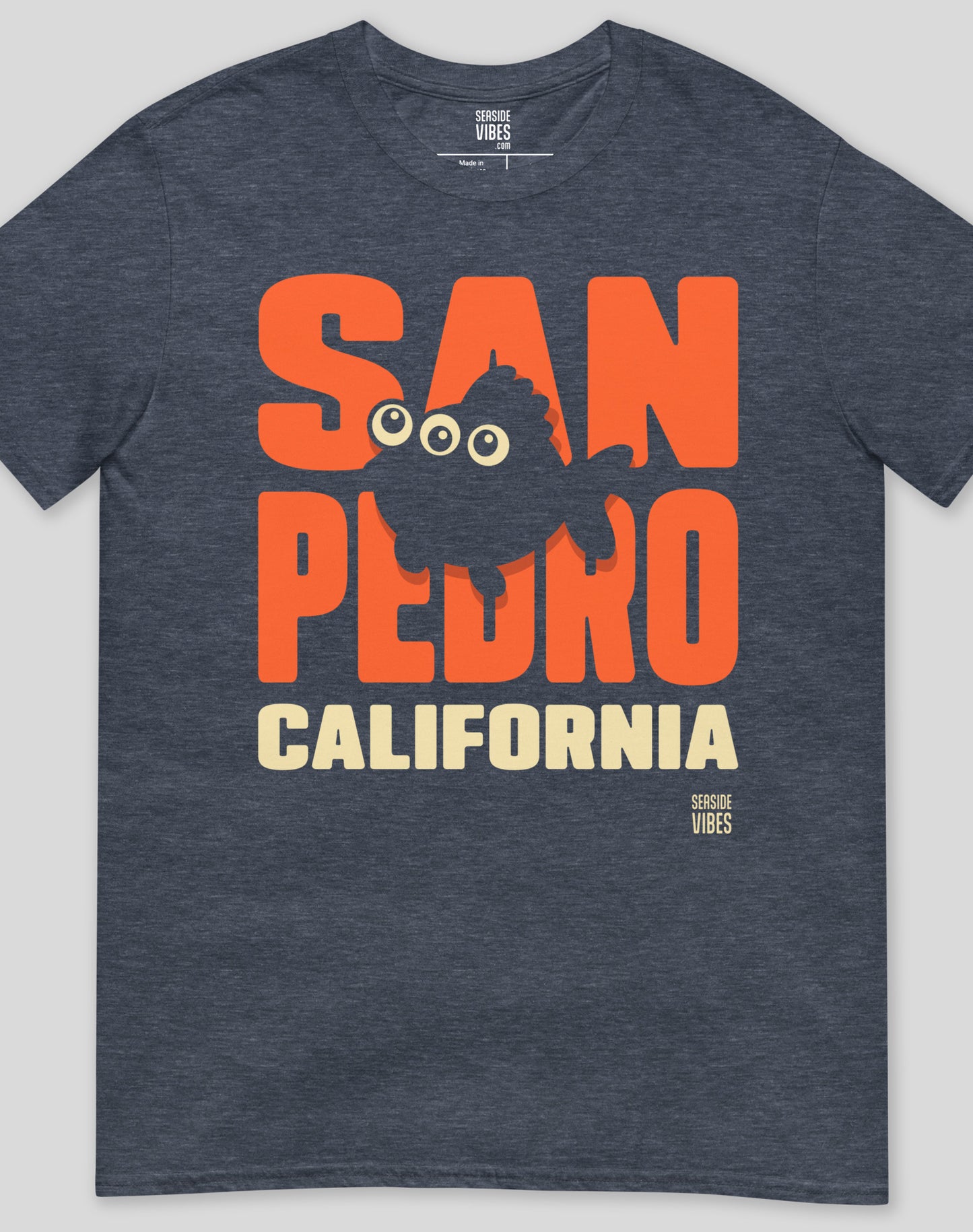All Eyes on San Pedro Tee - Unisex | Heather Navy