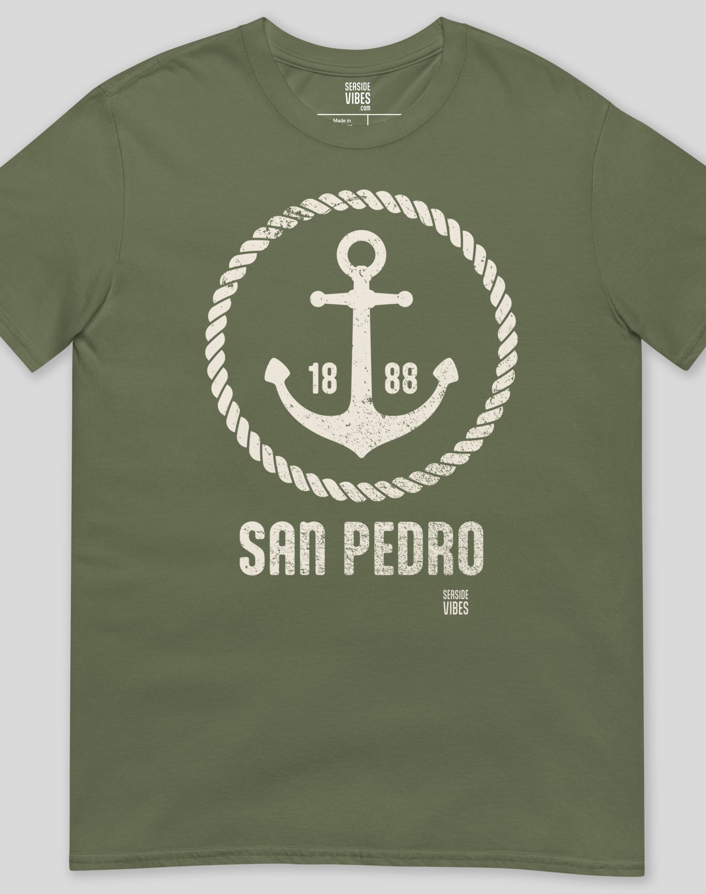 San Pedro Roots Tee - Unisex | Military Green