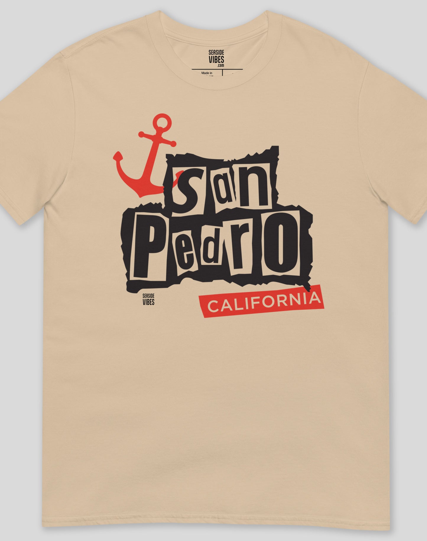 San Pedro Anarchy in the SP Tee - Unisex | Sand