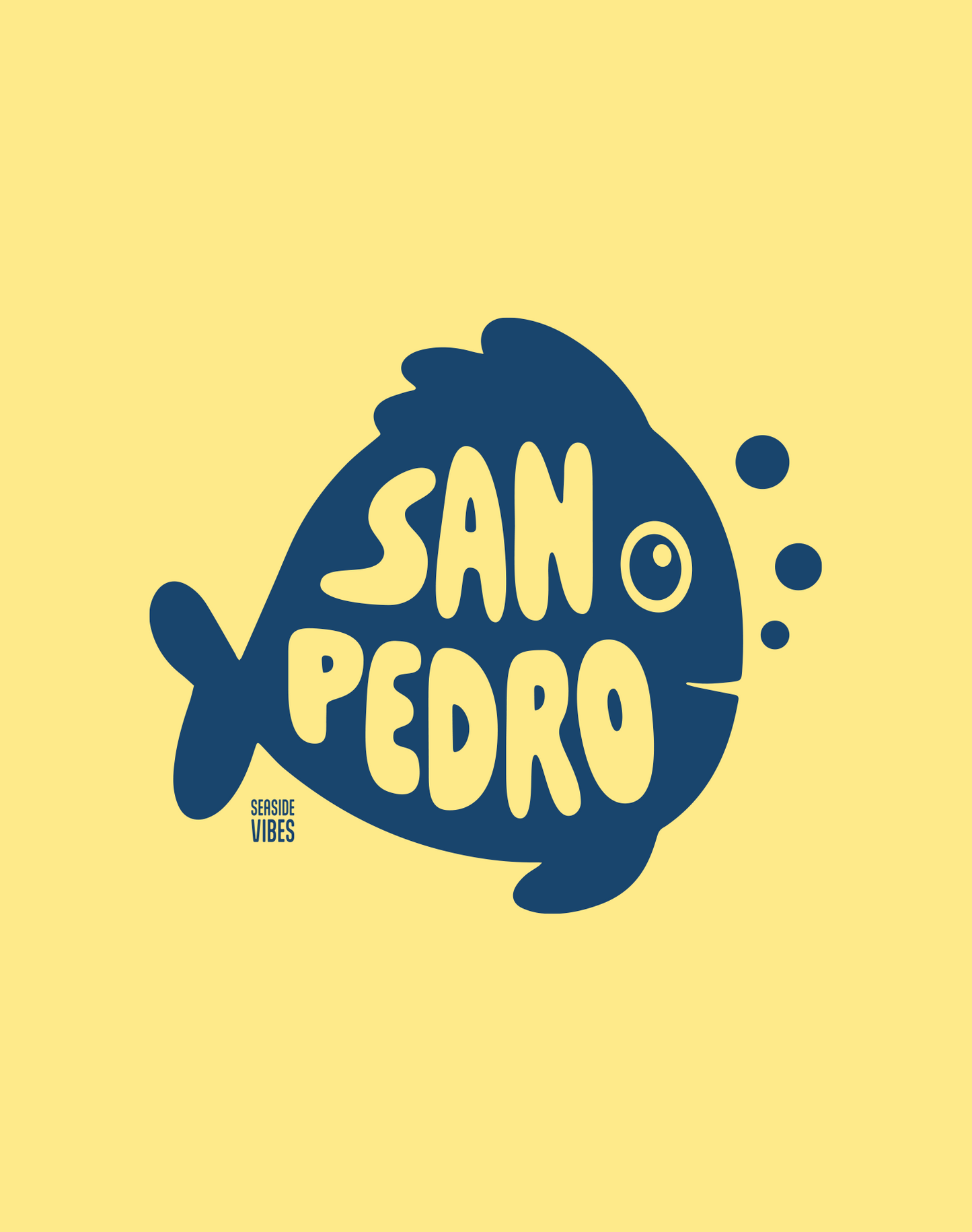 San Pedro Flounder Tee - Unisex | Cornsilk