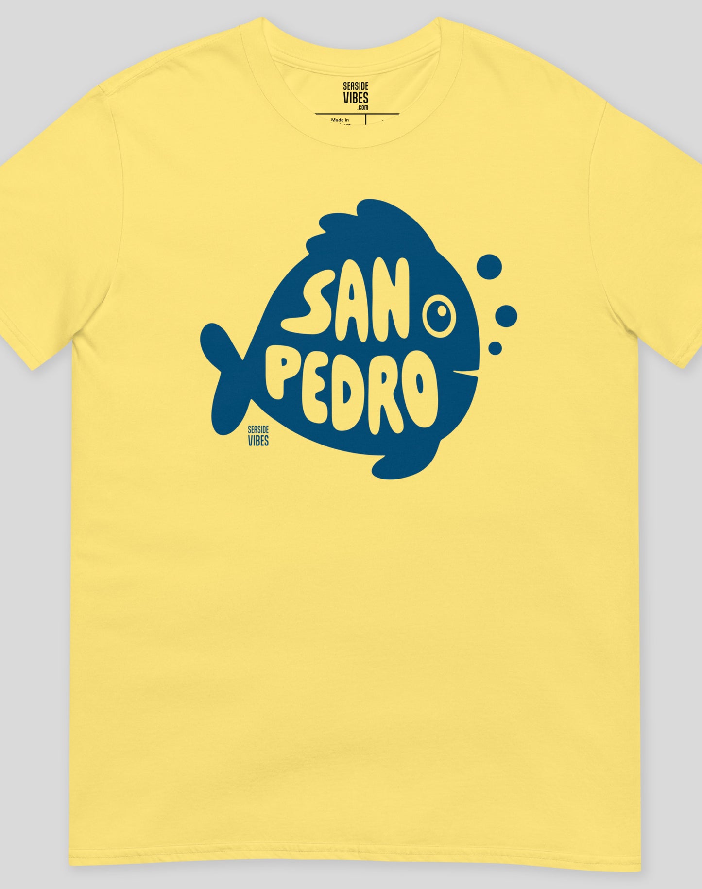 San Pedro Flounder Tee - Unisex | Cornsilk