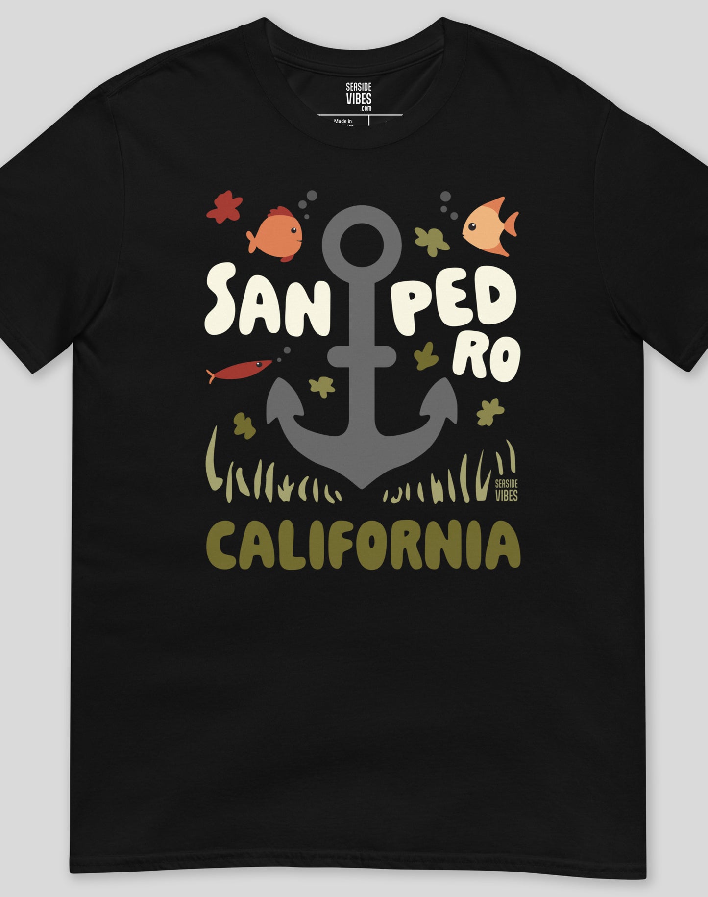 San Pedro Anchor Tee- Unisex | Black
