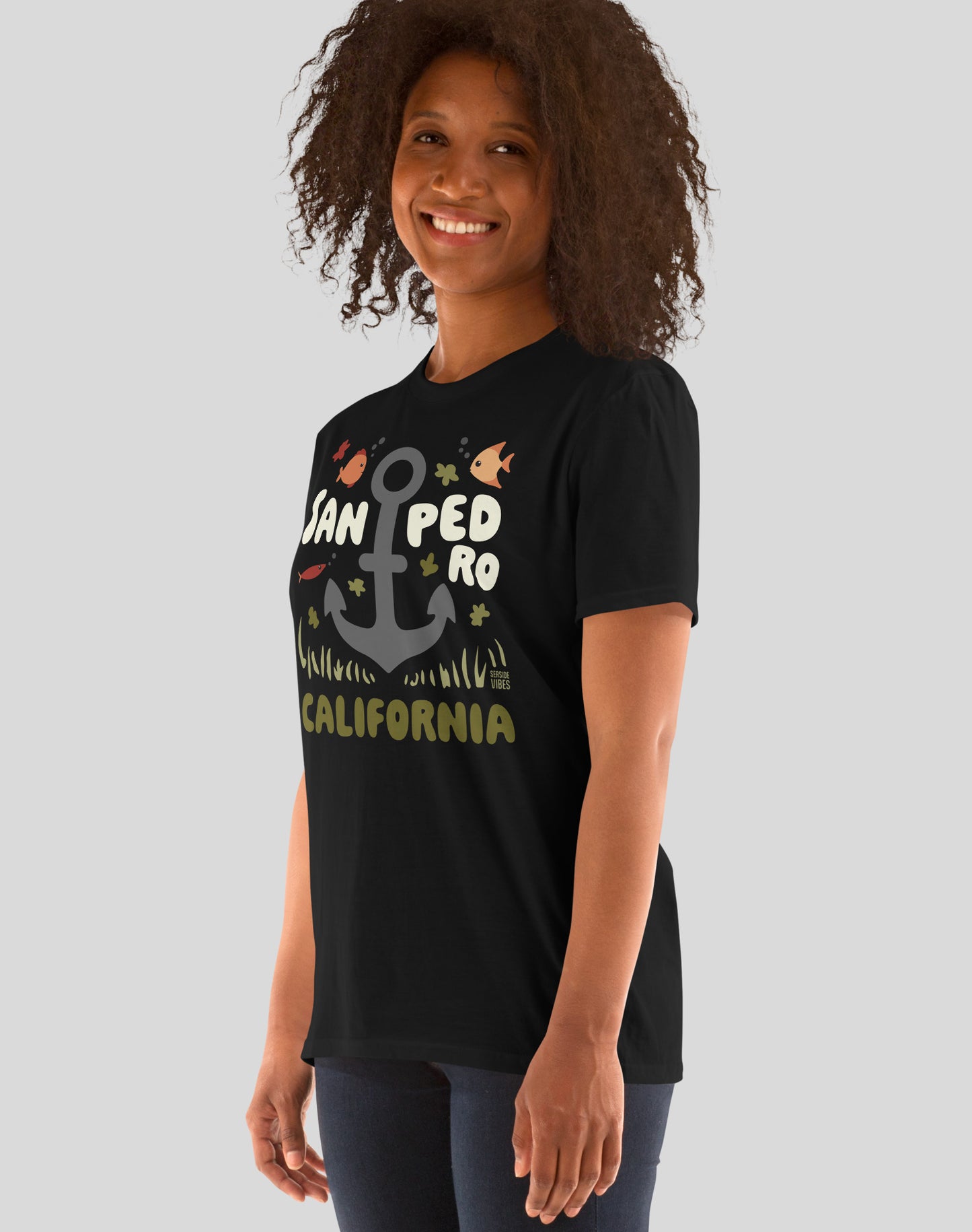 San Pedro Anchor Tee- Unisex | Black