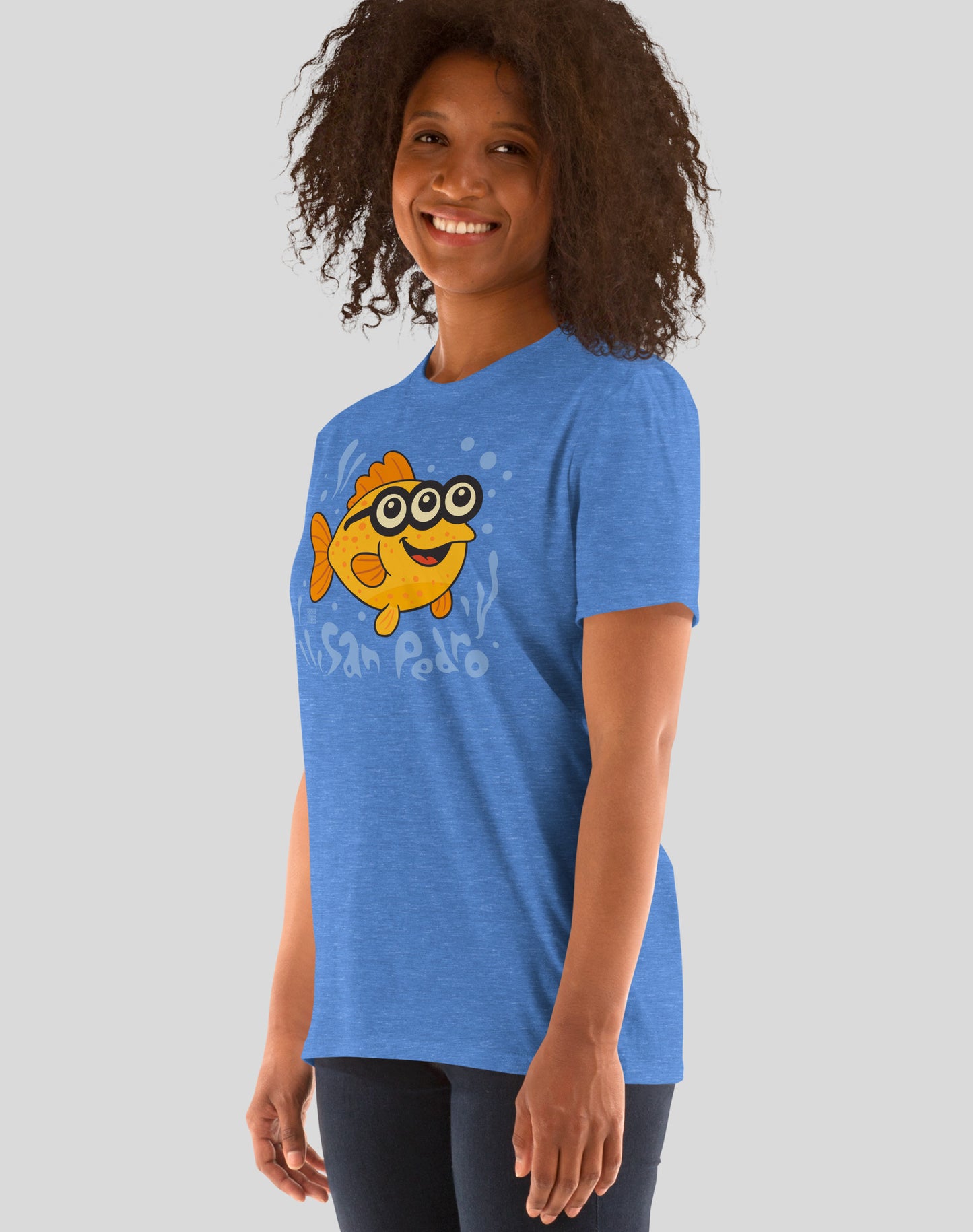San Pedro 3-Eyed Flounder Tee - Unisex | Heather Royal