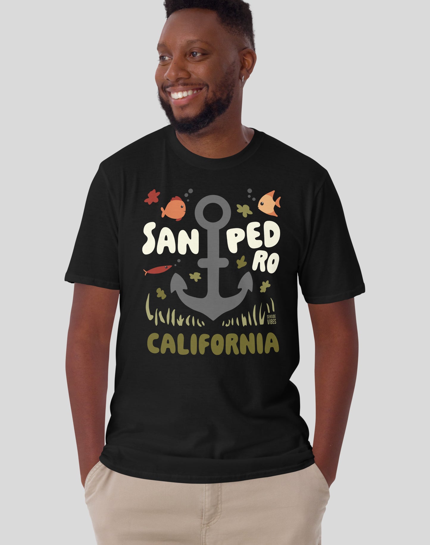 San Pedro Anchor Tee- Unisex | Black