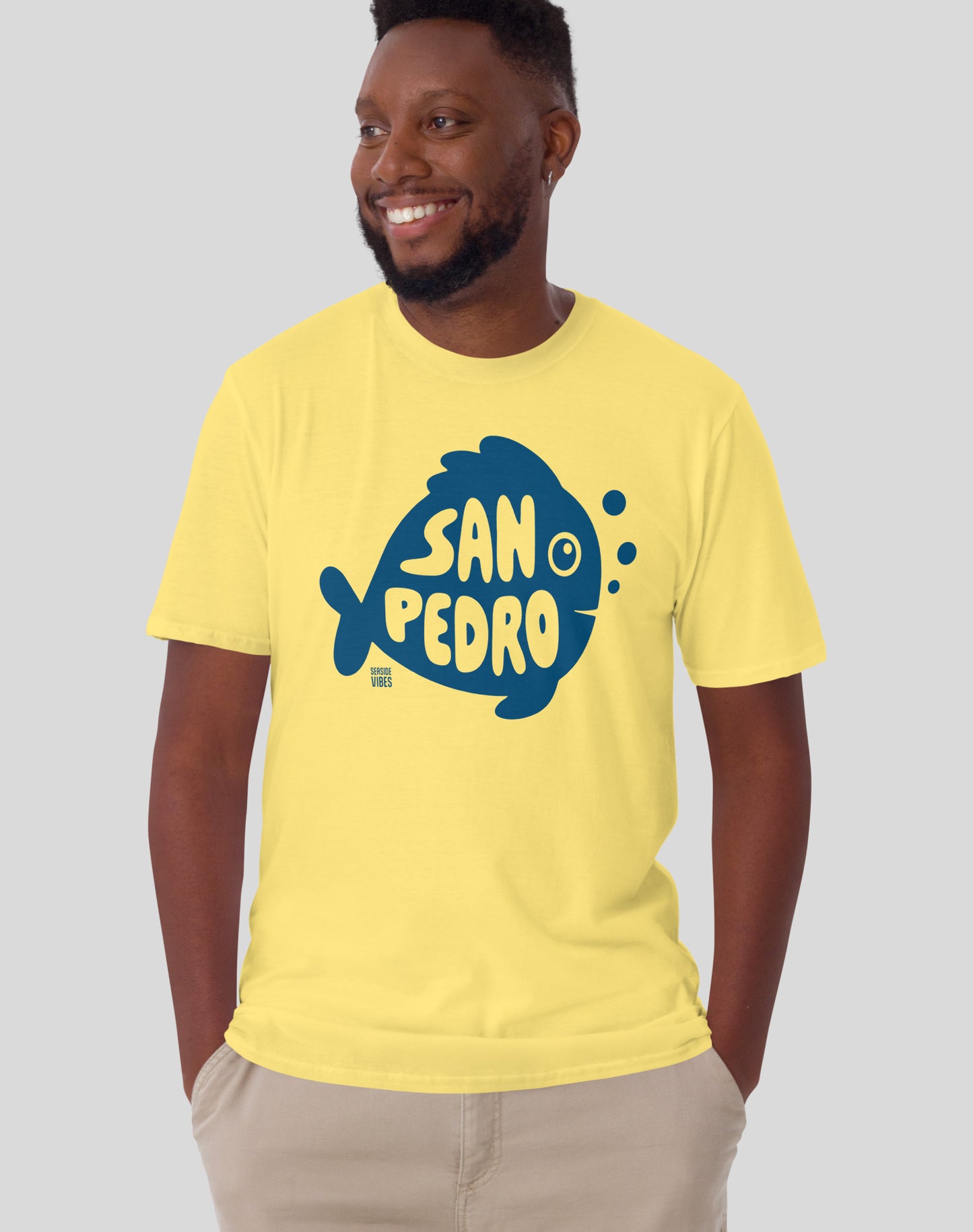 San Pedro Flounder Tee - Unisex | Cornsilk