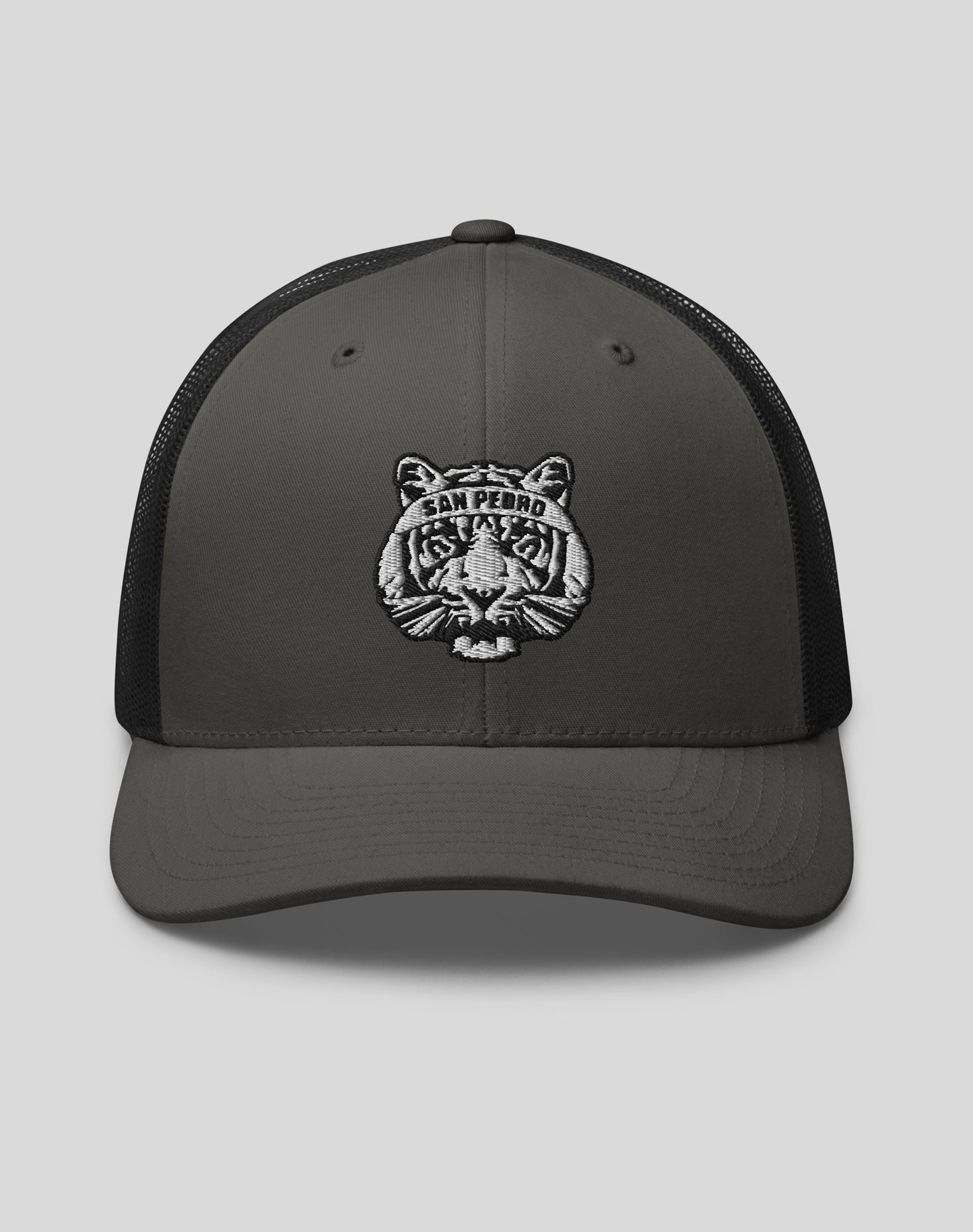 San Pedro Tiger Ambush Trucker Hat | Charcoal/Black
