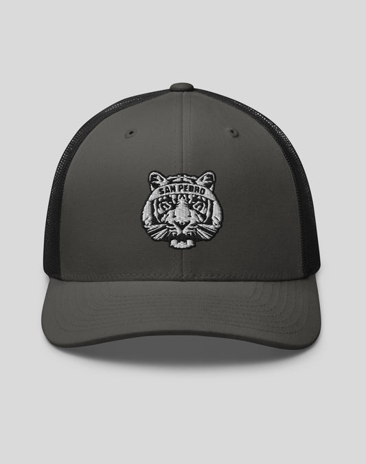 San Pedro Tiger Ambush Trucker Hat | Charcoal/Black
