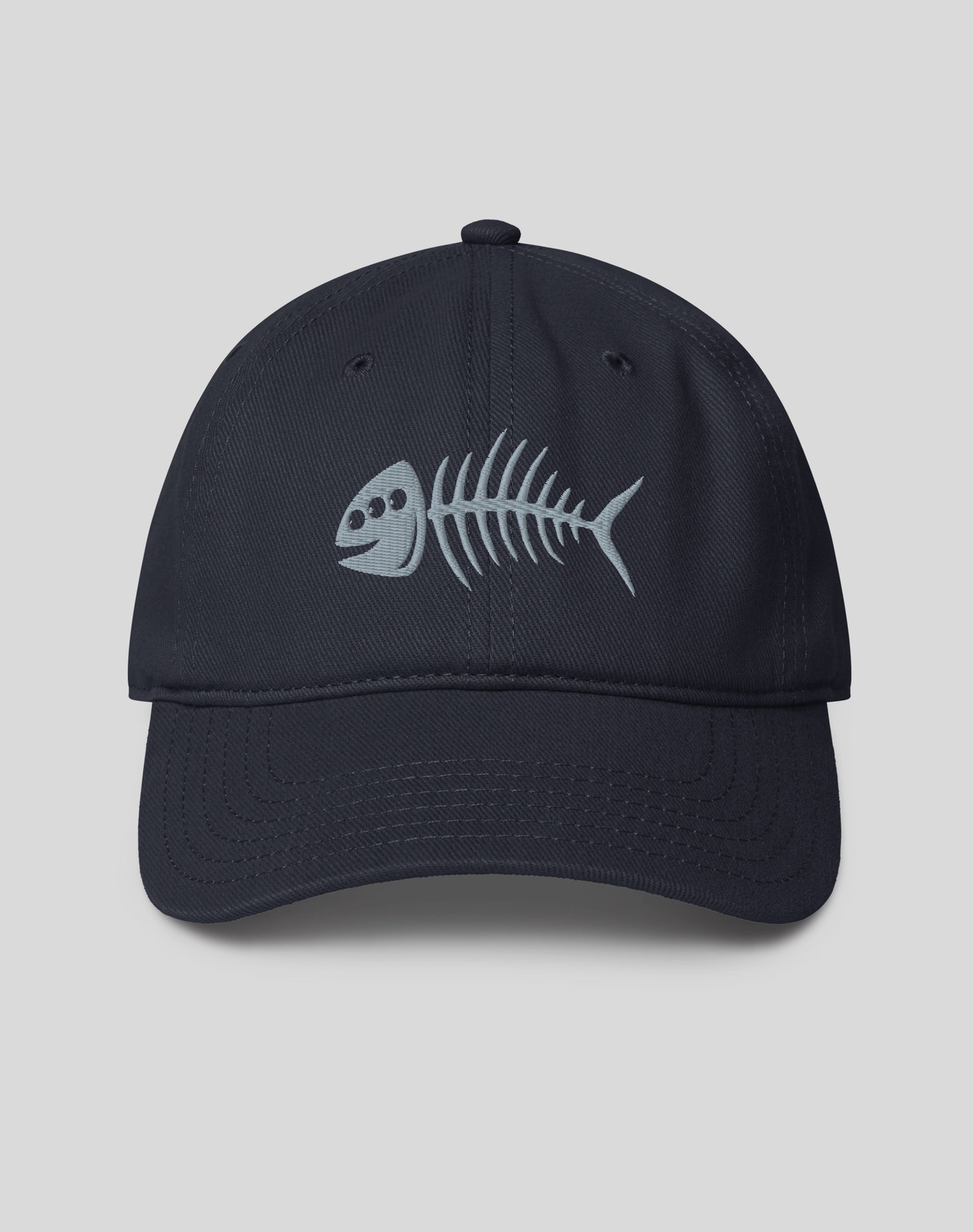 San Pedro 3-Eyed Fish Bones Low Profile Hat | Dark Navy
