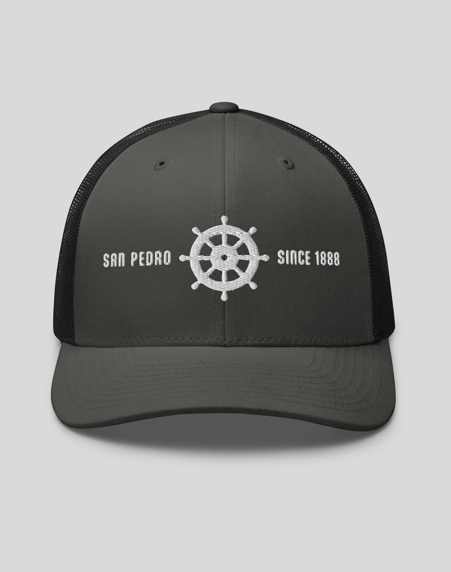 San Pedro Helm Trucker Hat | Charcoal/Black