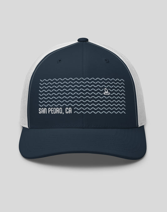 San Pedro Dreamin' Trucker Hat | Navy/White