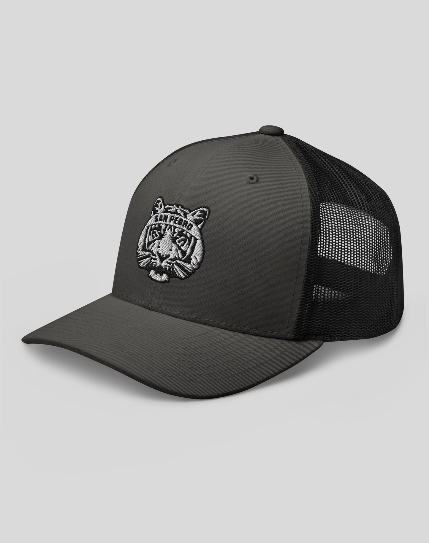 San Pedro Tiger Ambush Trucker Hat | Charcoal/Black