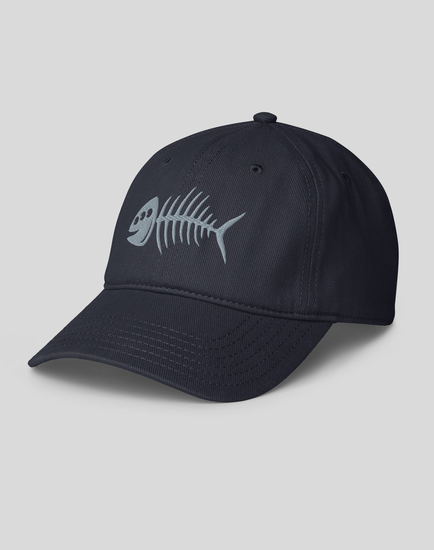 San Pedro 3-Eyed Fish Bones Low Profile Hat | Dark Navy