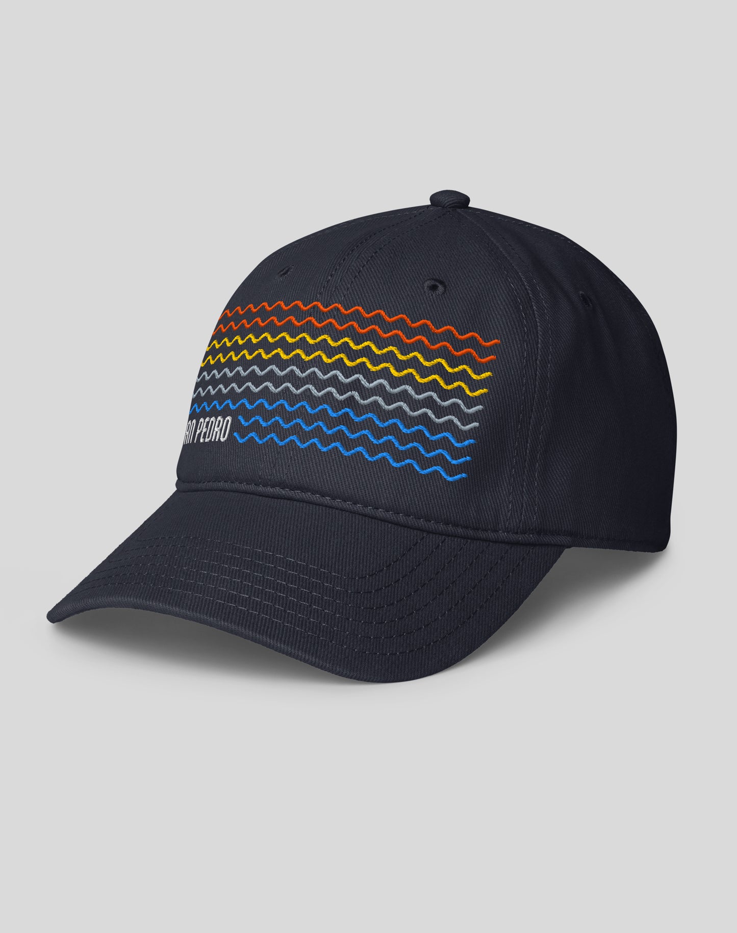 San Pedro Sunset Waves Low Profile Hat | Dark Navy