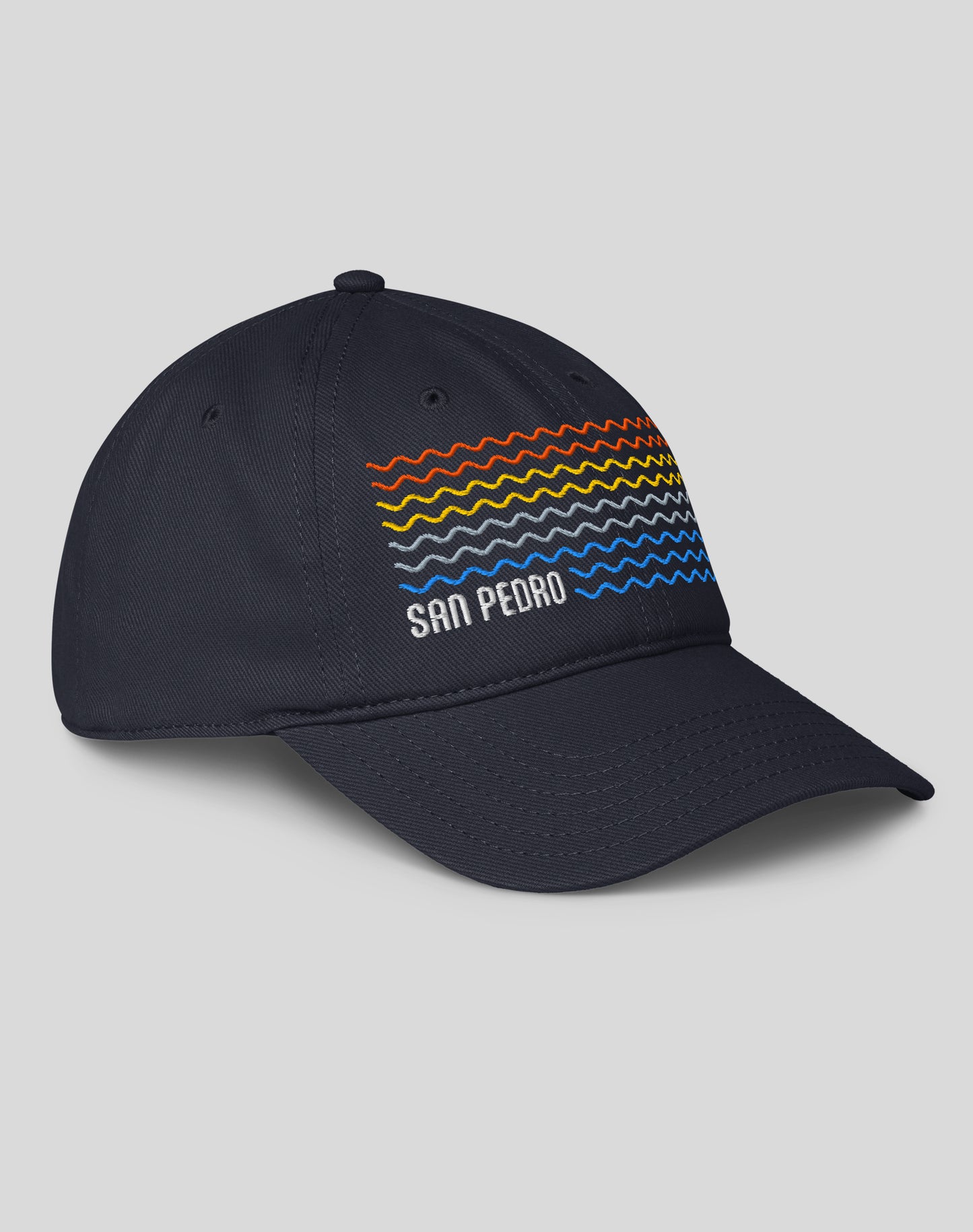 San Pedro Sunset Waves Low Profile Hat | Dark Navy