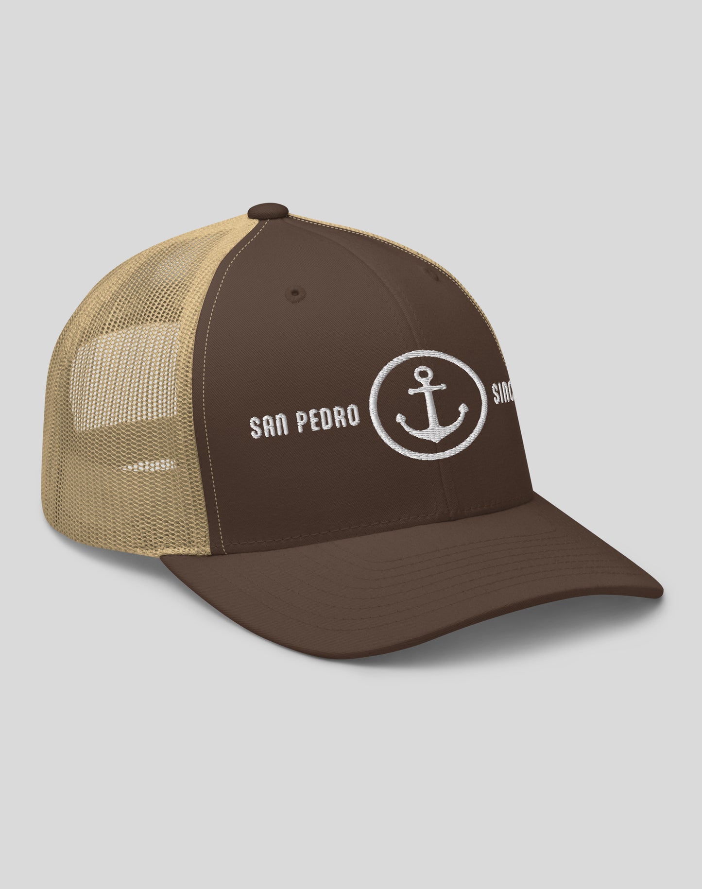 San Pedro Anchor Trucker Hat | Brown/Khaki