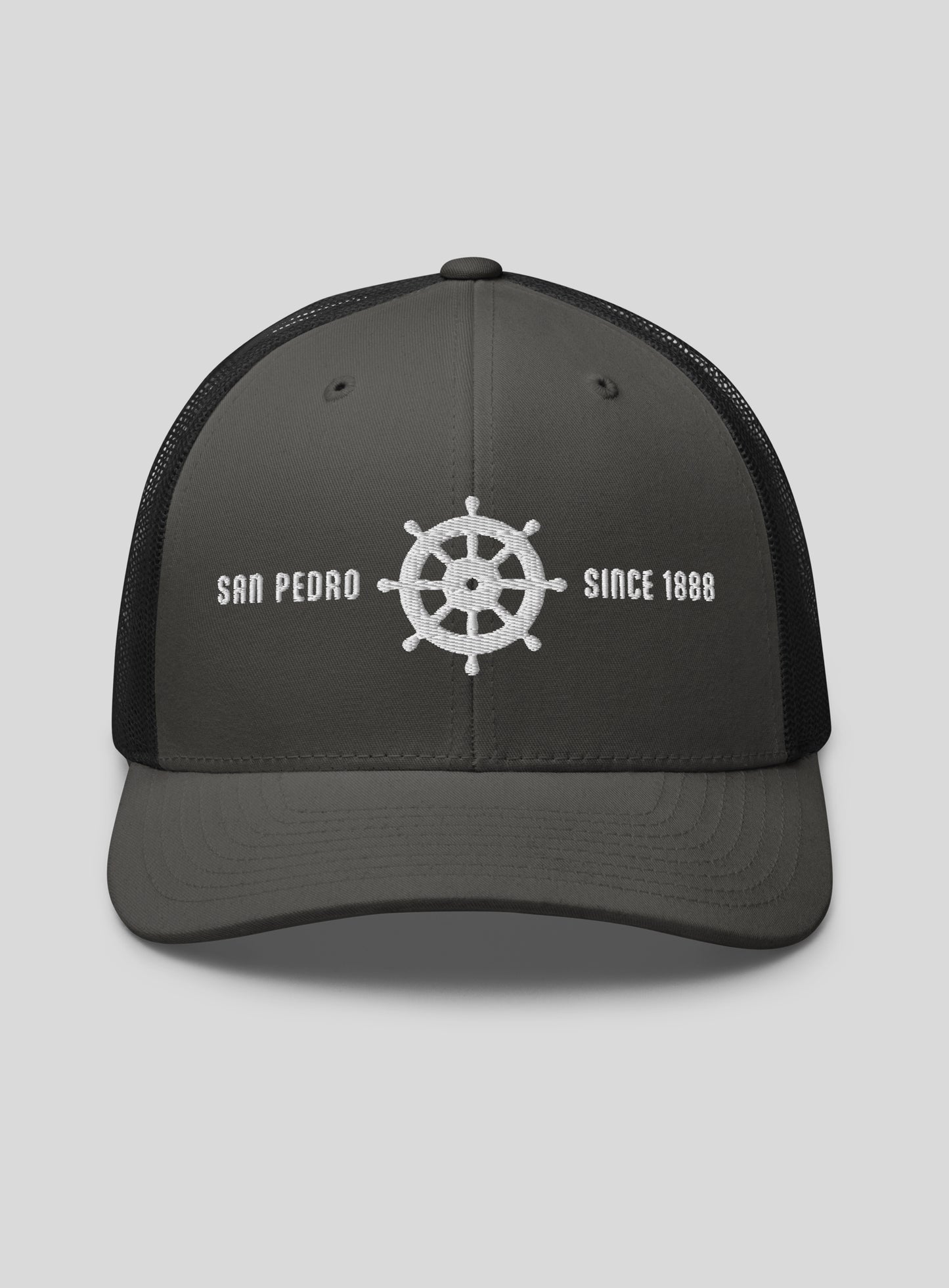 San Pedro Helm Trucker Hat - Charcoal/Black