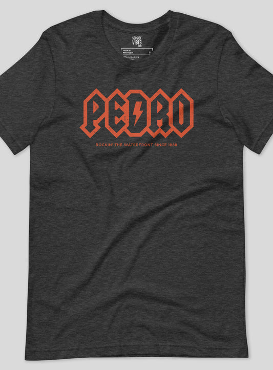 Unisex: San Pedro Rocks Tee - Dark Grey Heather