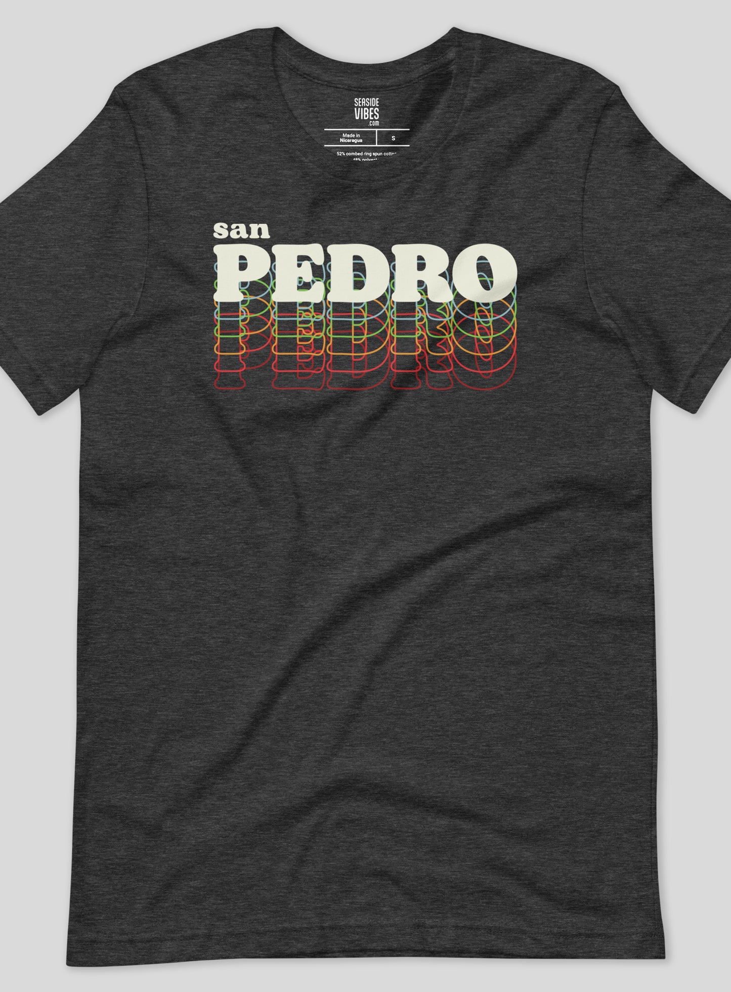 Unisex: San Pedro Remix Tee - Dark Grey Heather