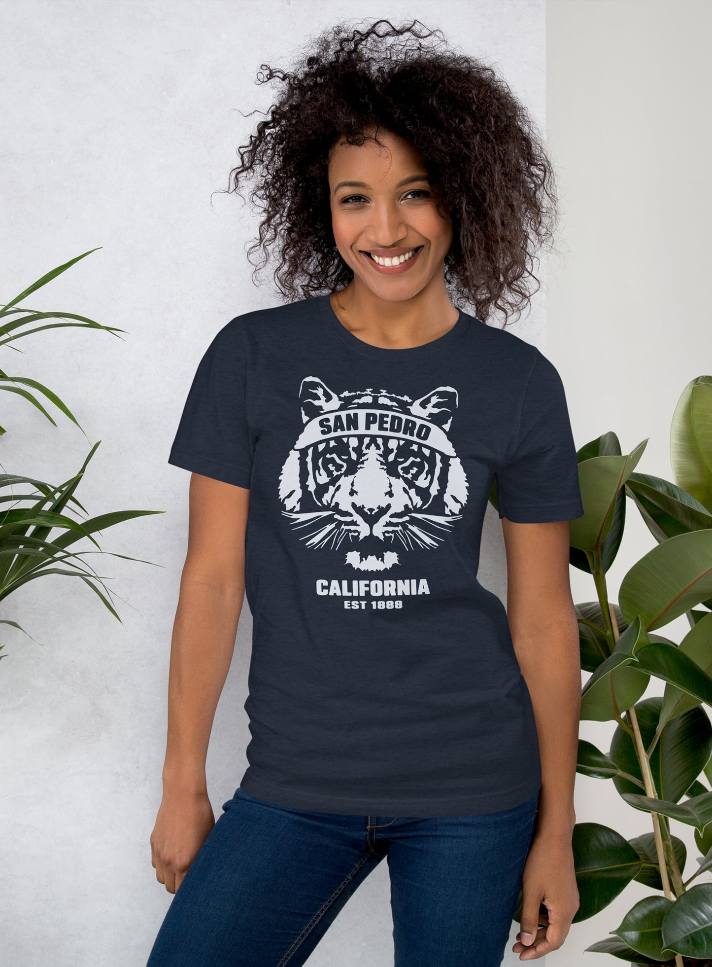 Unisex: San Pedro Ambush Tee - Heather Navy