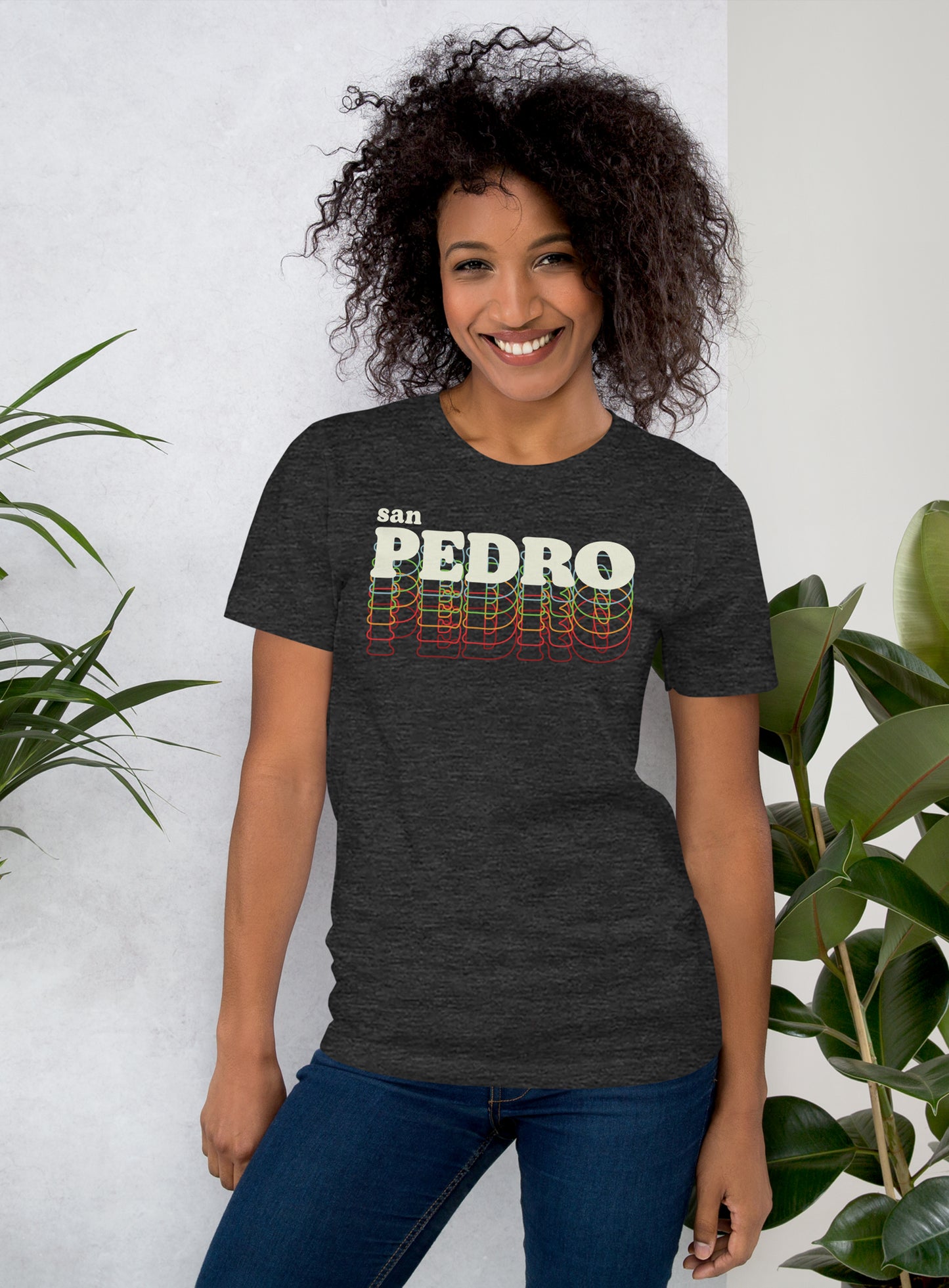 Unisex: San Pedro Remix Tee - Dark Grey Heather