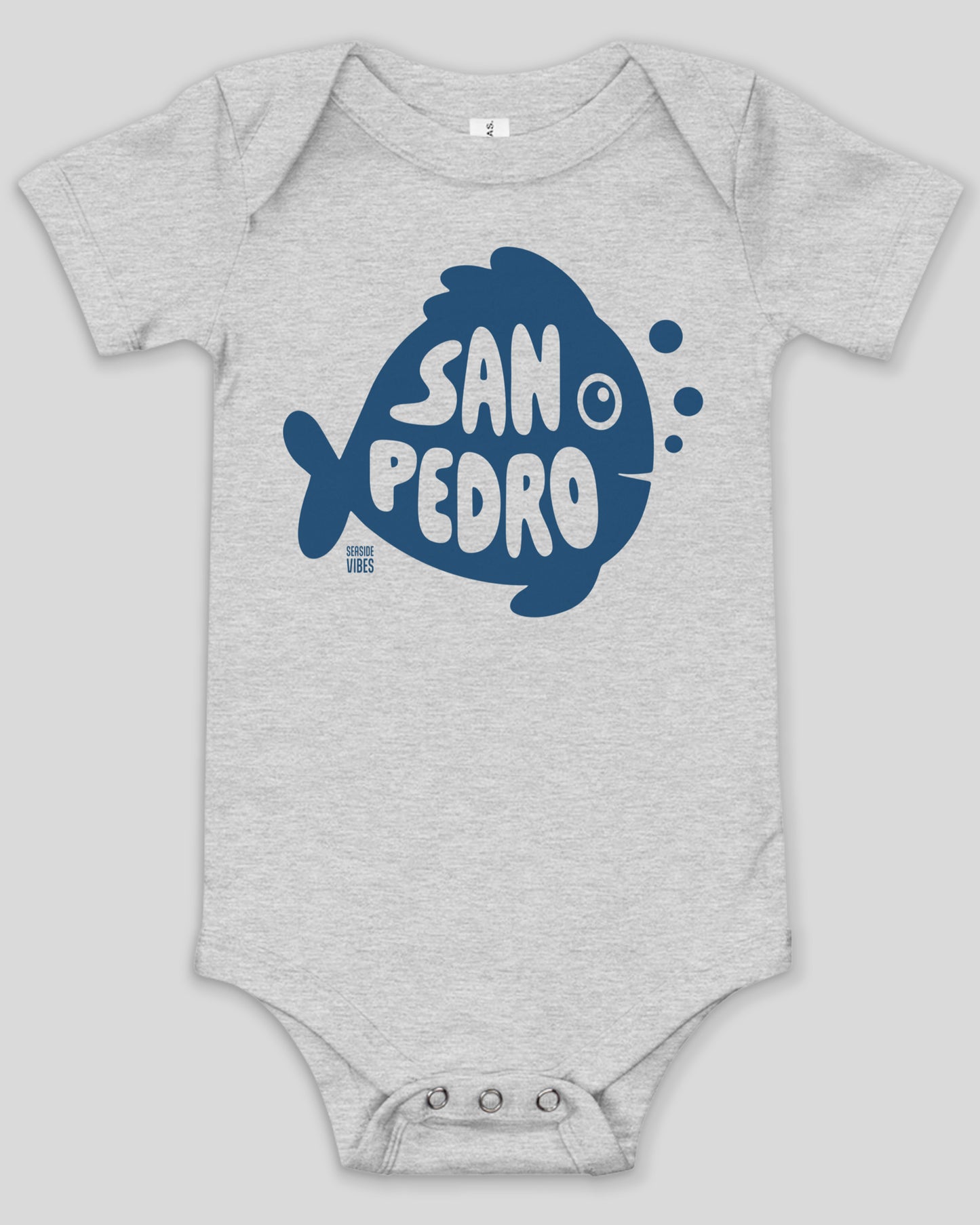 San Pedro Flounder Onesie | Athletic Heather