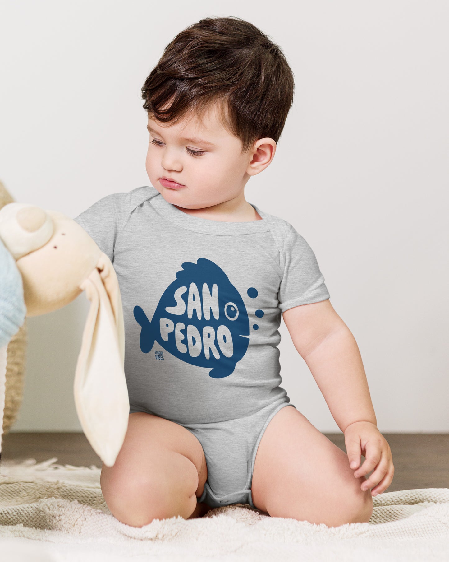 San Pedro Flounder Onesie | Athletic Heather