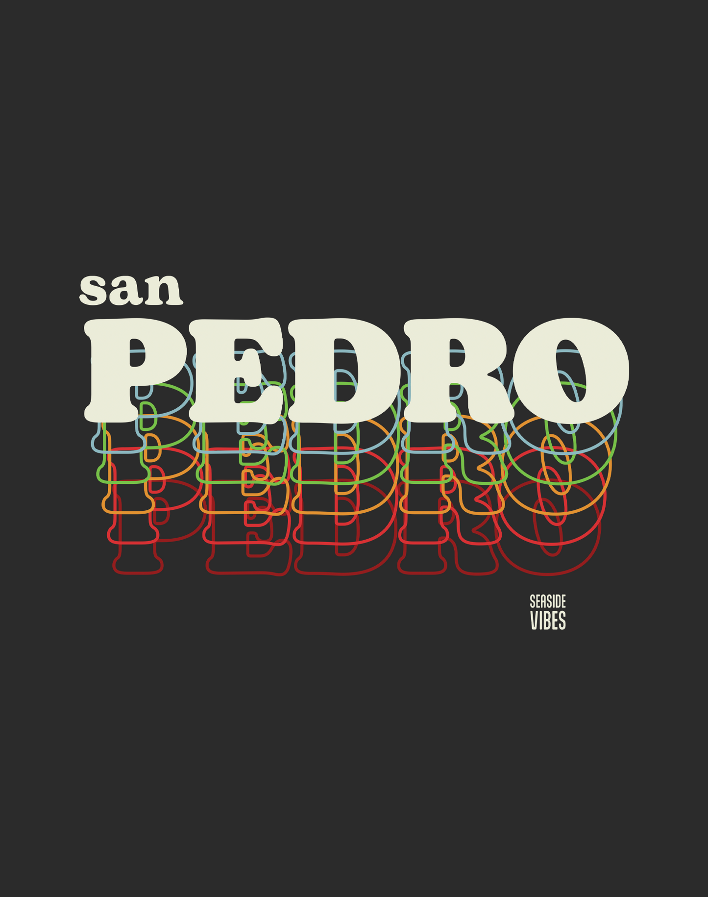 V-Neck: San Pedro Remix Tee | Dark Grey Heather