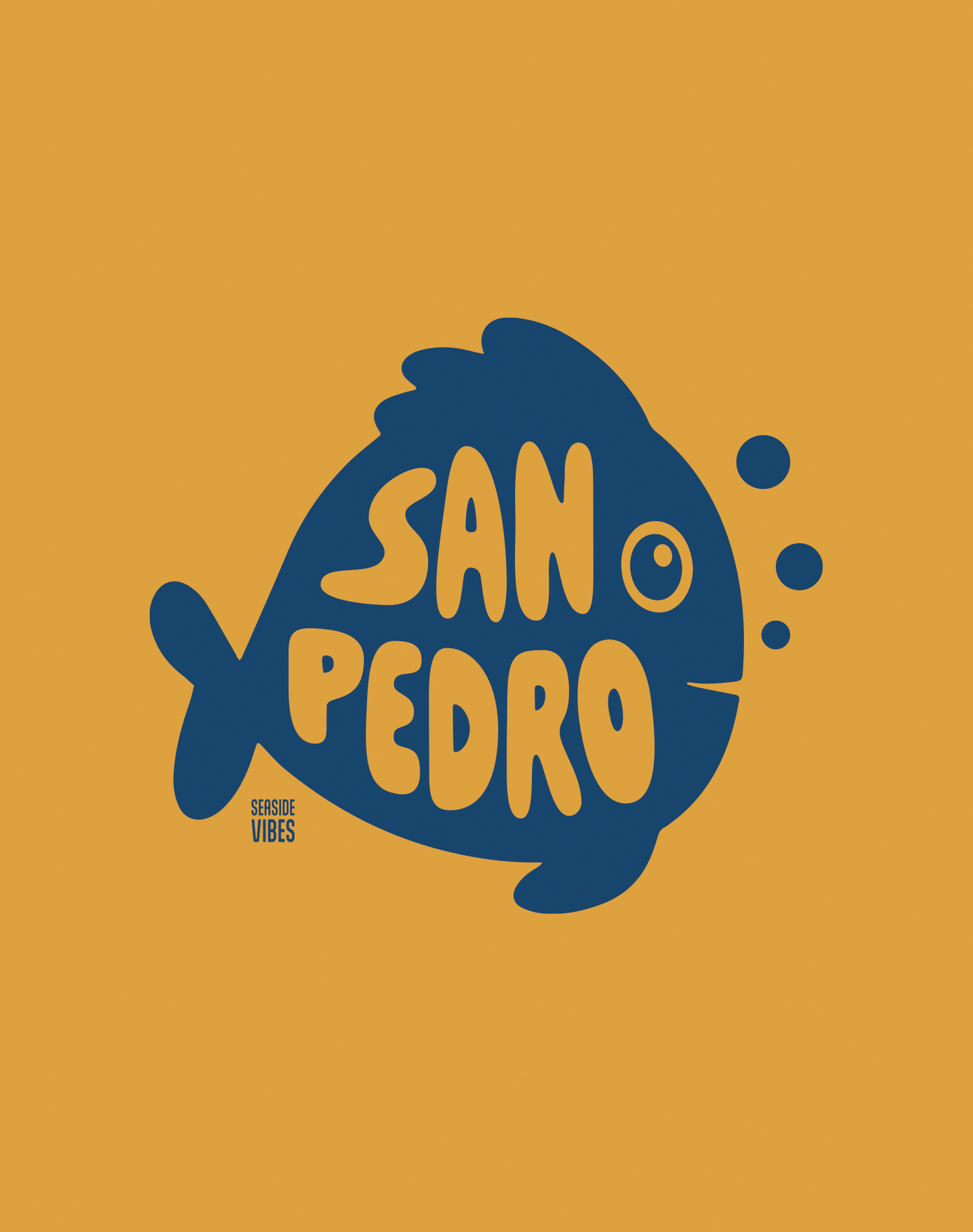 Youth: San Pedro Flounder Tee | Mustard