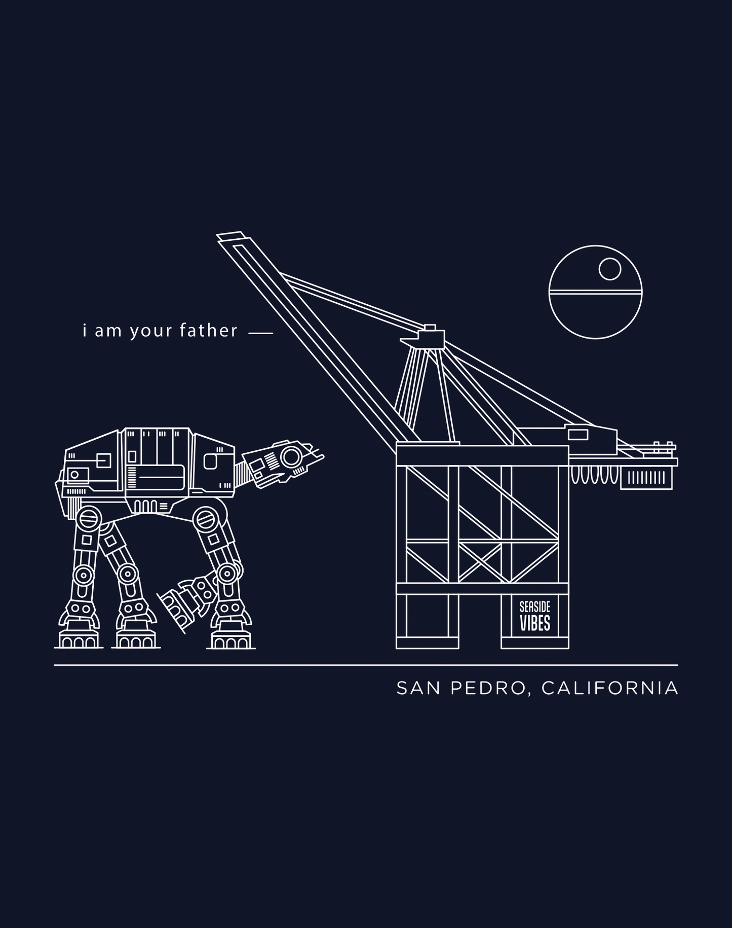 Youth: San Pedro I Am Your Father Tee | Navy