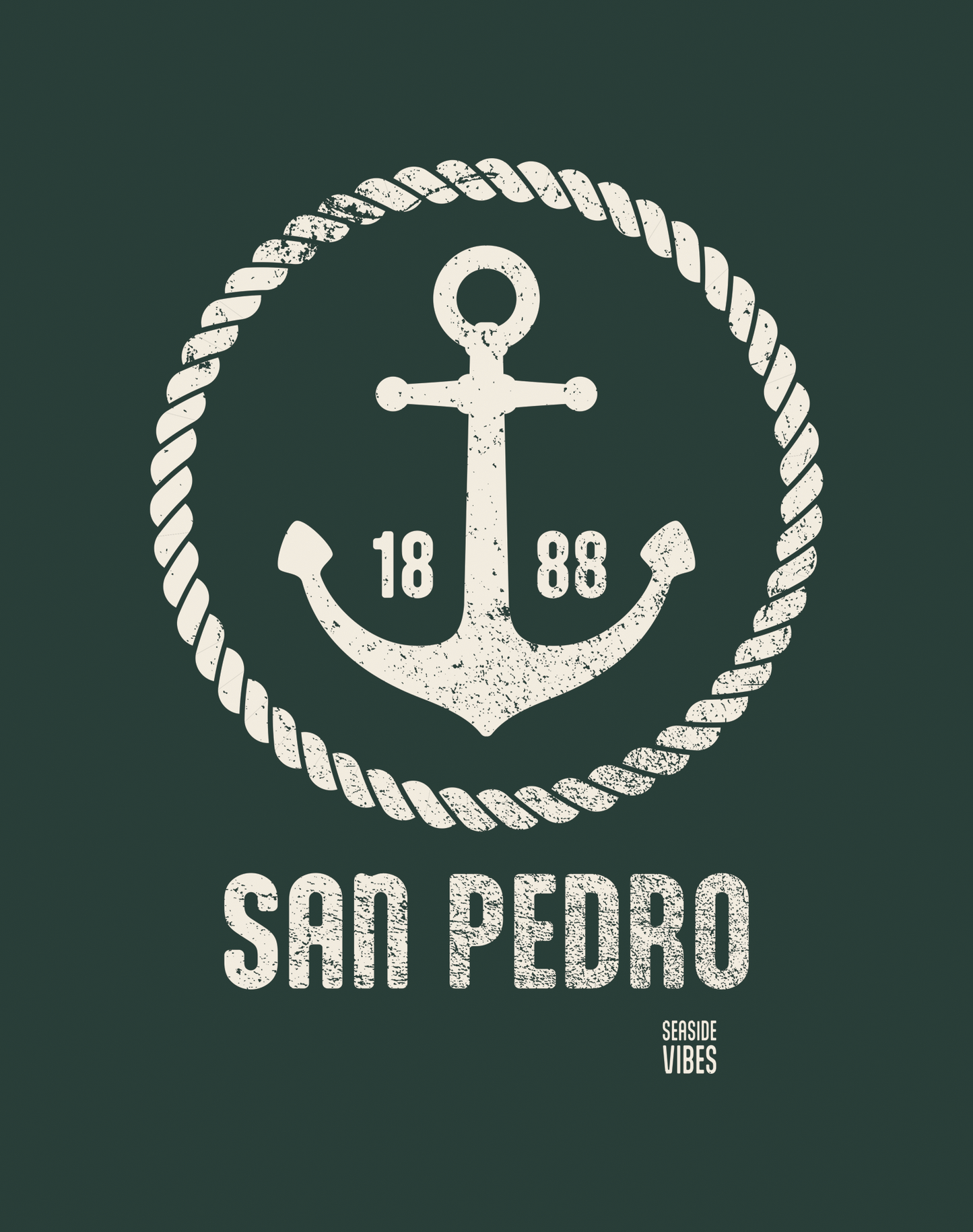 Youth: San Pedro Roots Tee | Heather Forest