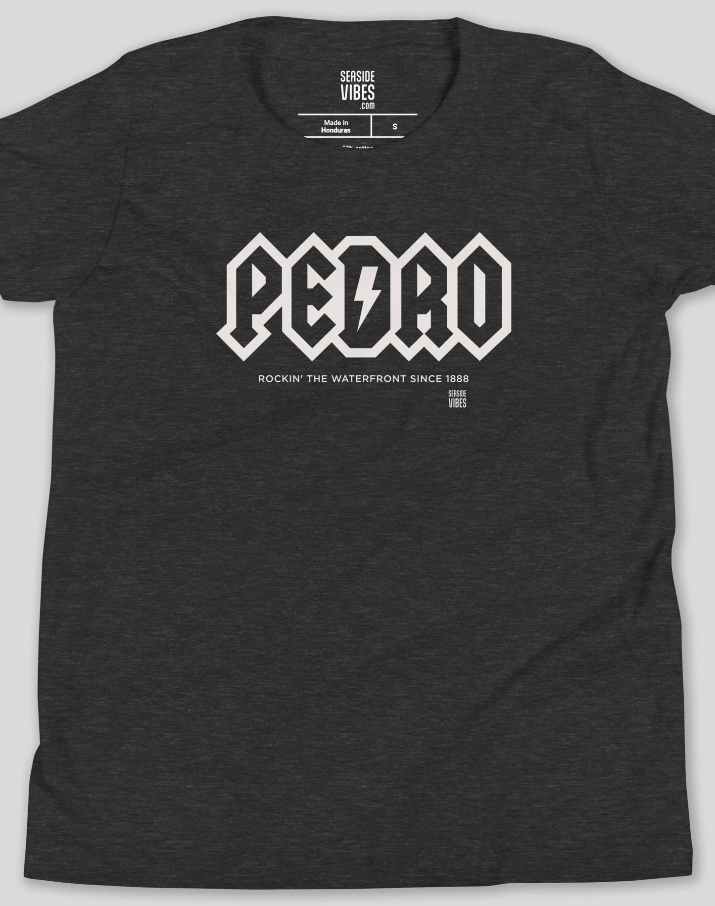 Youth: San Pedro Rocks Tee | Dark Grey Heather